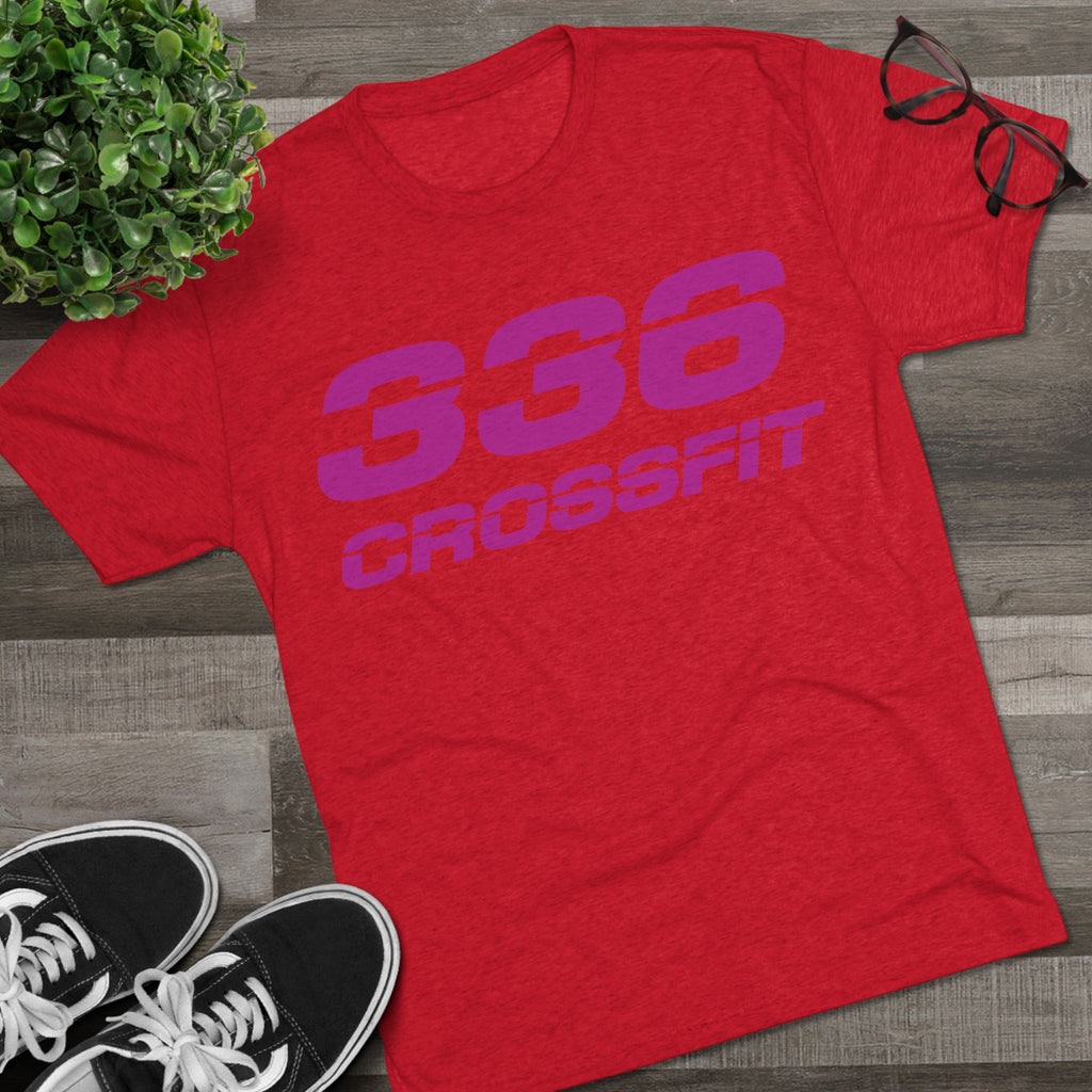 336 CrossFit T-Shirt (Basics Collection-Fuschia)