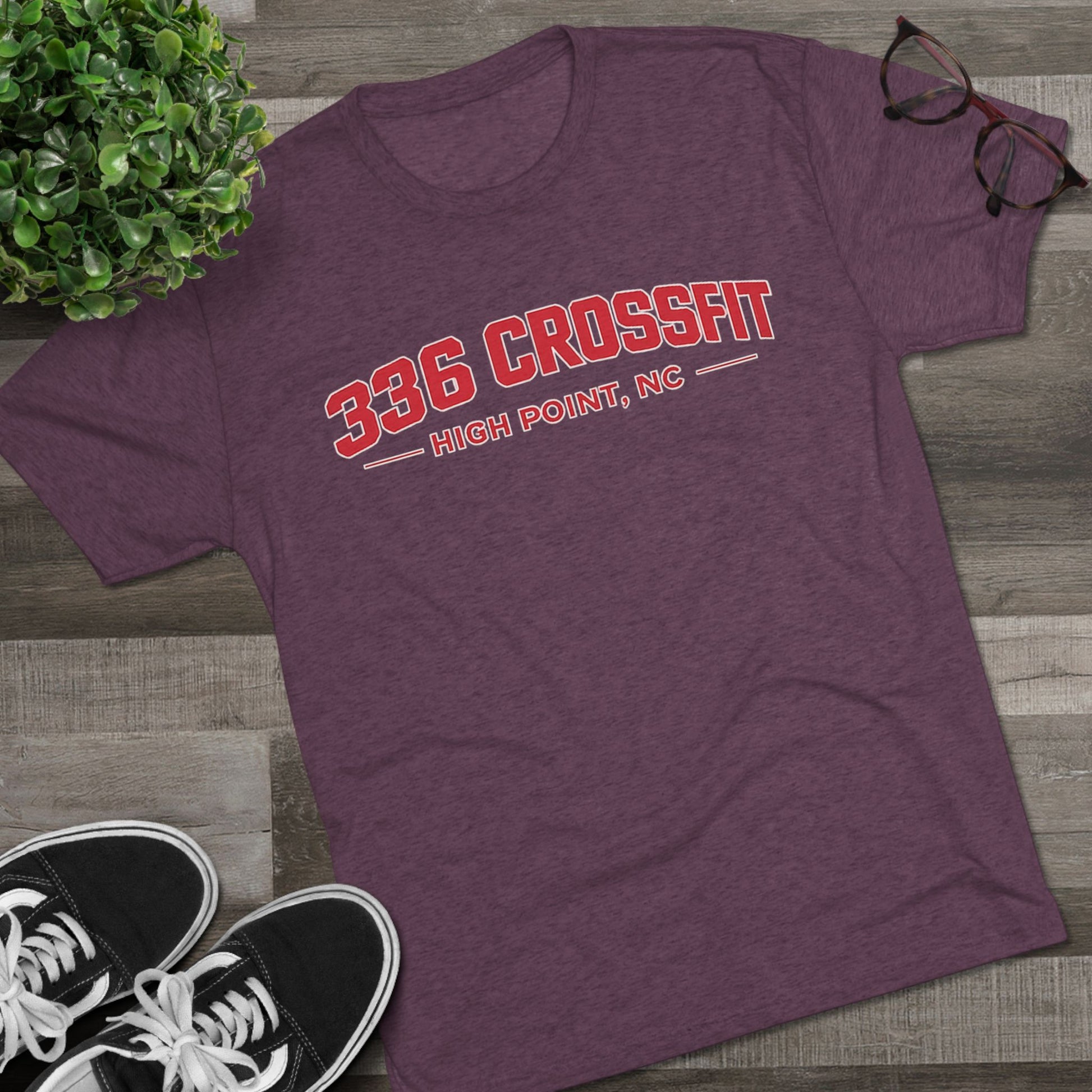 336 CrossFit Collegiate Red T-Shirt