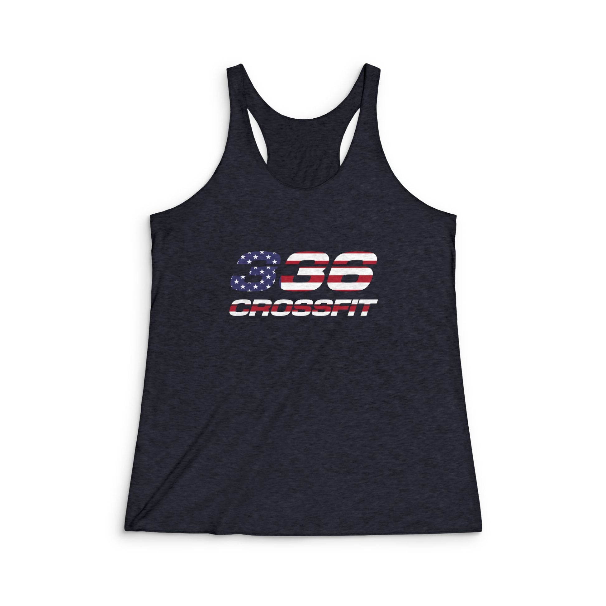 336 CrossFit America Tri-Blend Racerback Tank