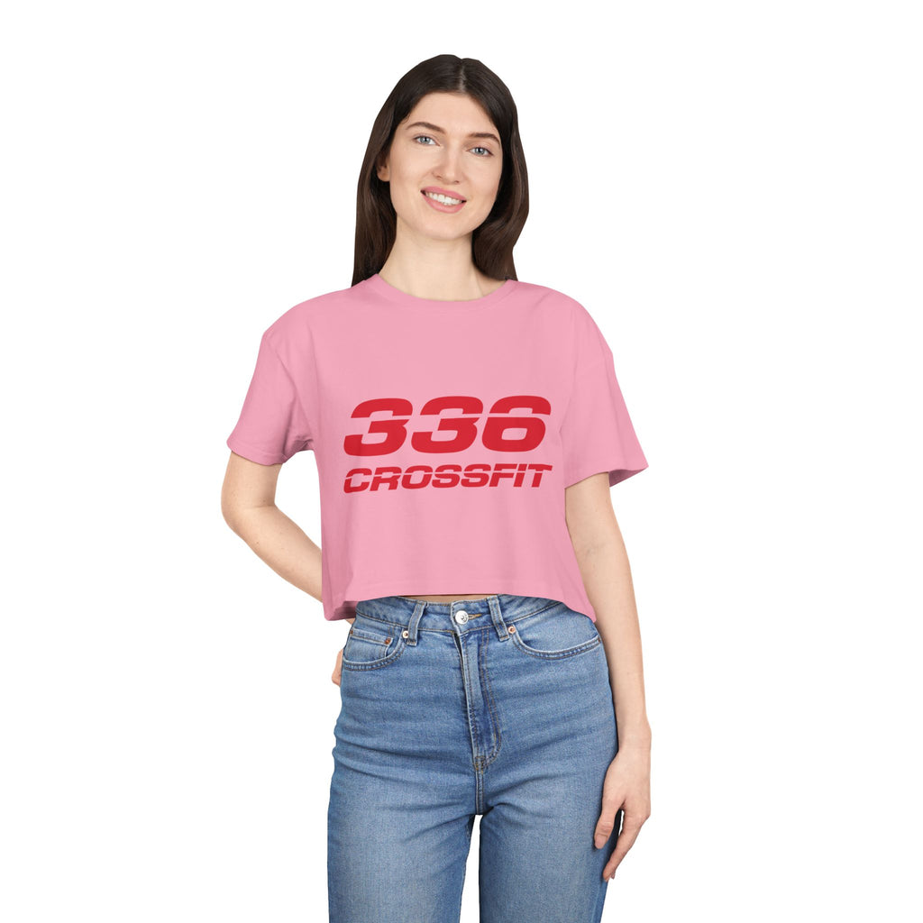 336 CrossFit Crop Top (Basics Collection-Red)