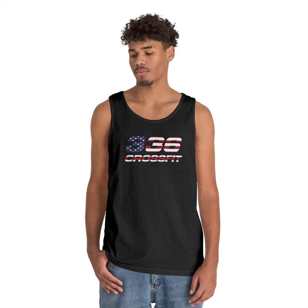 336 CrossFit American Flag Men's Tank Top