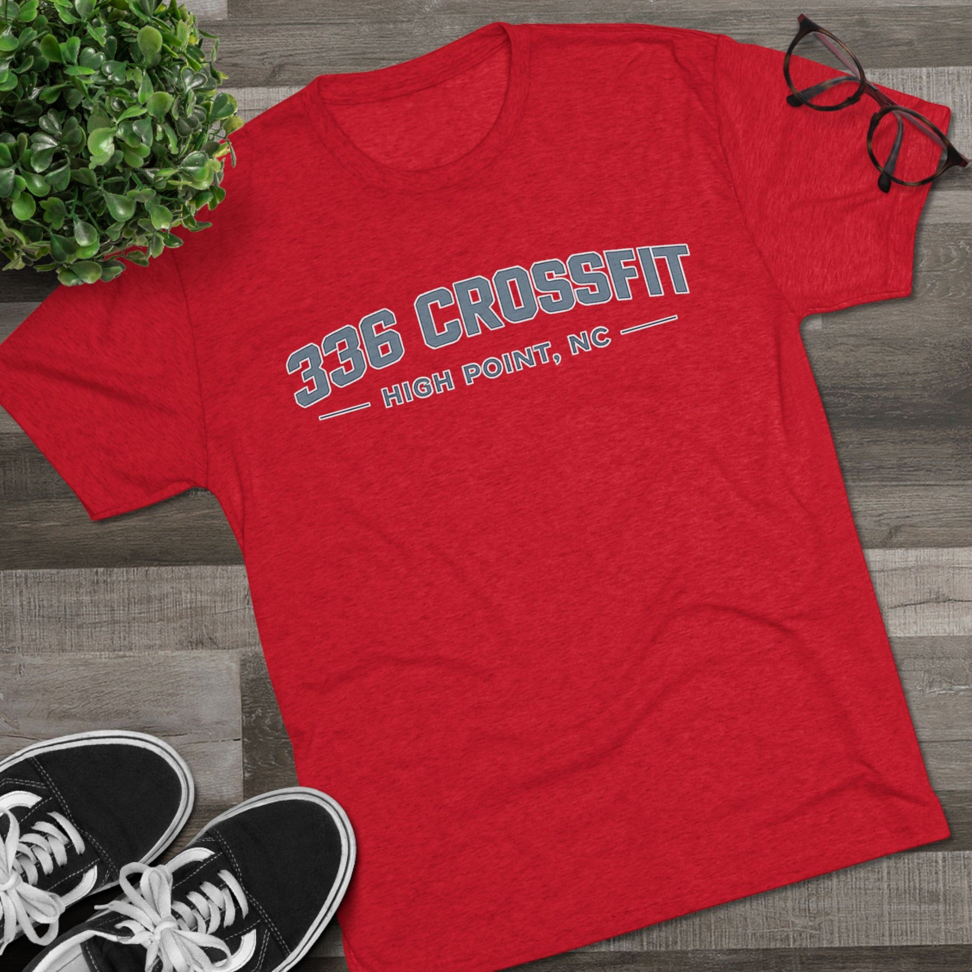 336 CrossFit Collegiate Blue T-Shirt