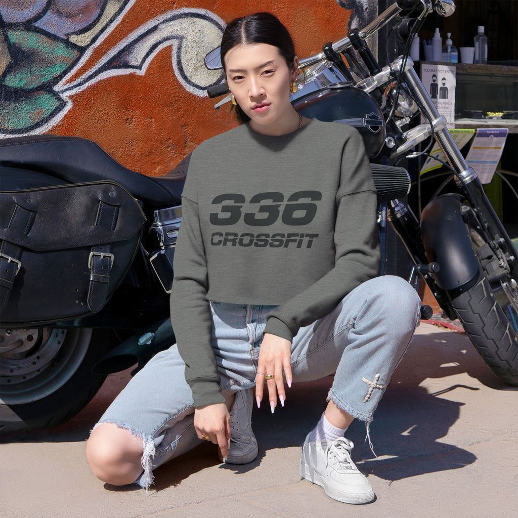 336 CrossFit Cropped Sweatshirt (Basics Collection-Charcoal)