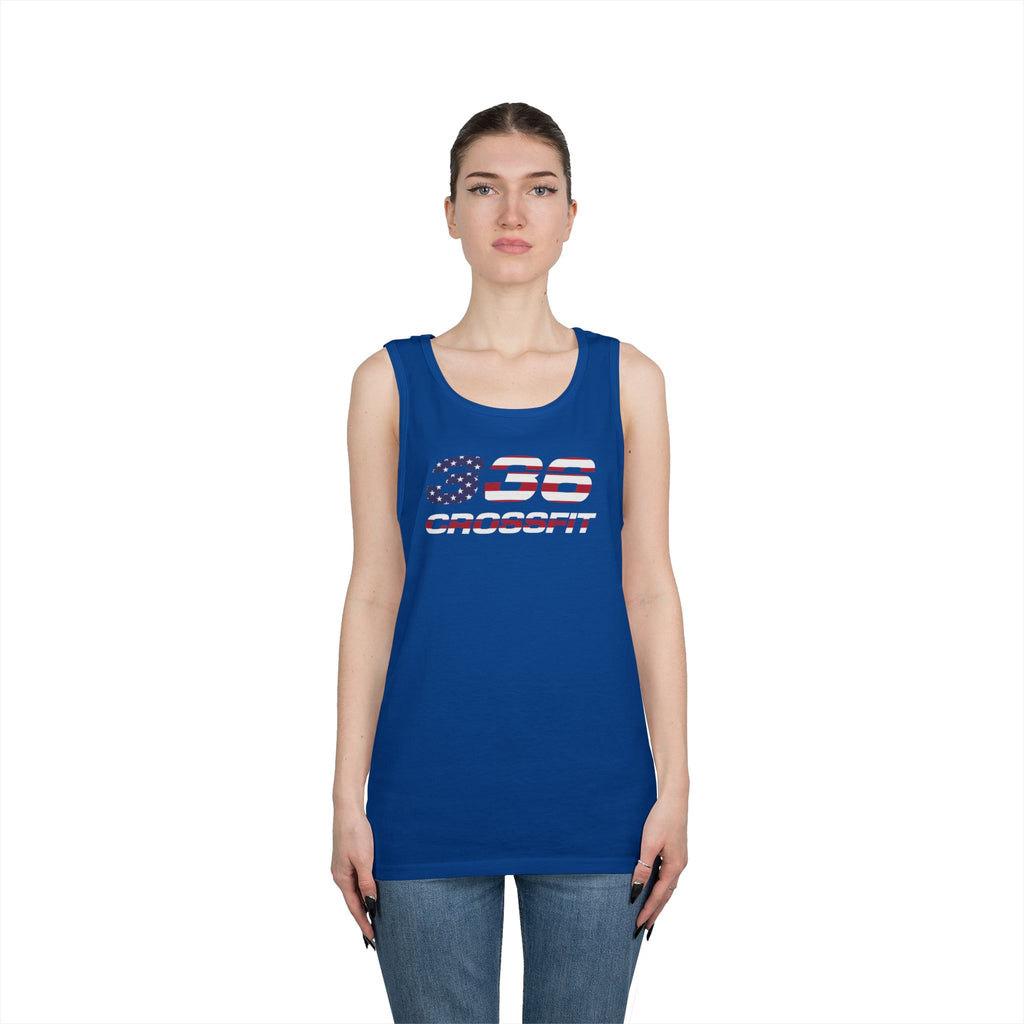 336 CrossFit American Flag Men's Tank Top