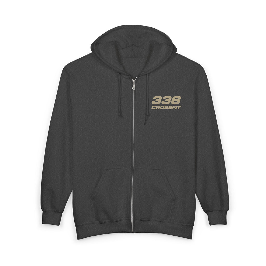 336 Basics Collection (Tan) Full Zip Hoodie