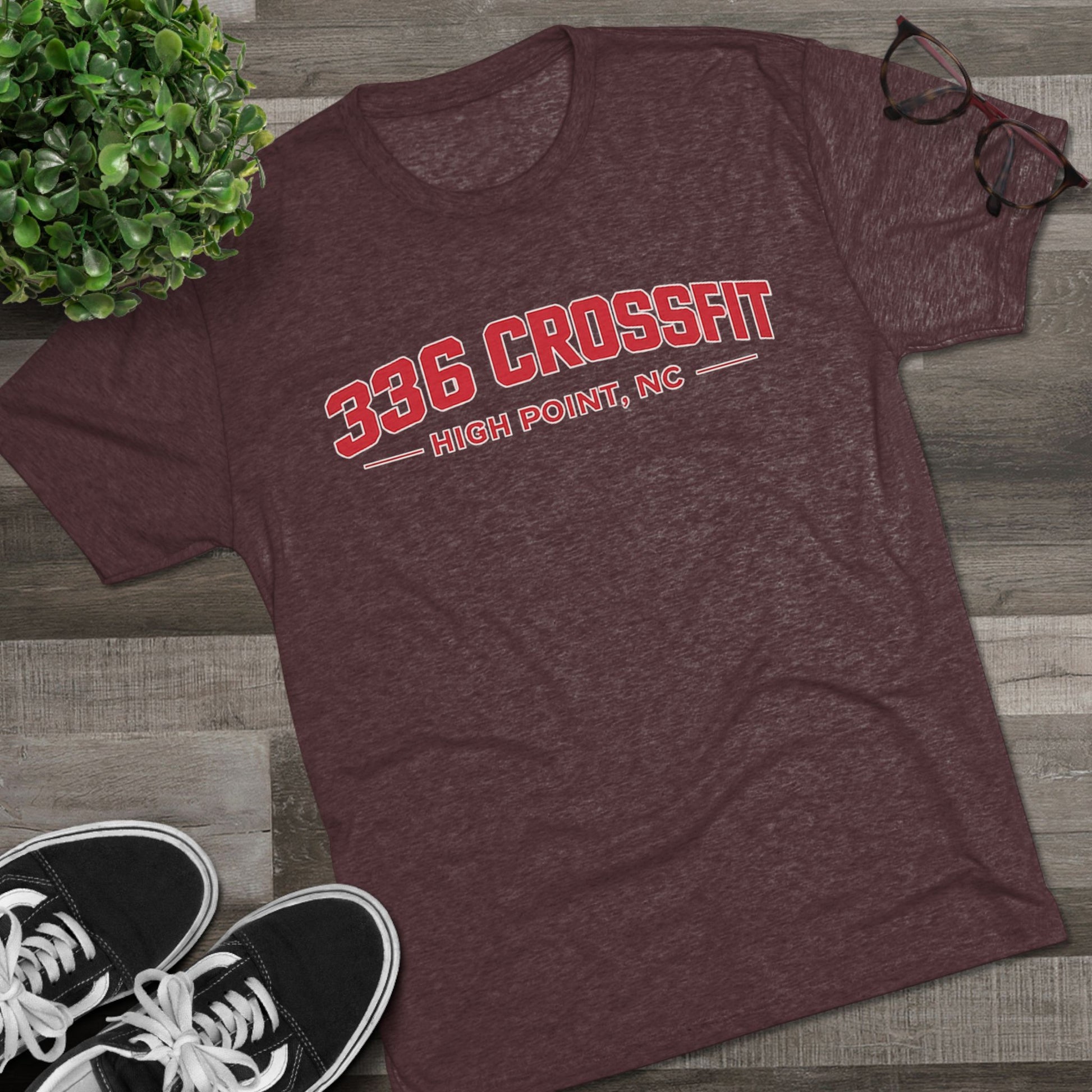336 CrossFit Collegiate Red T-Shirt