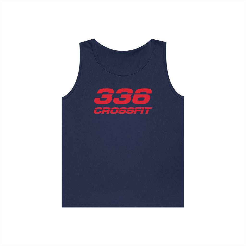 336 CrossFit Mens Tank Top (Basics Collection-Red)