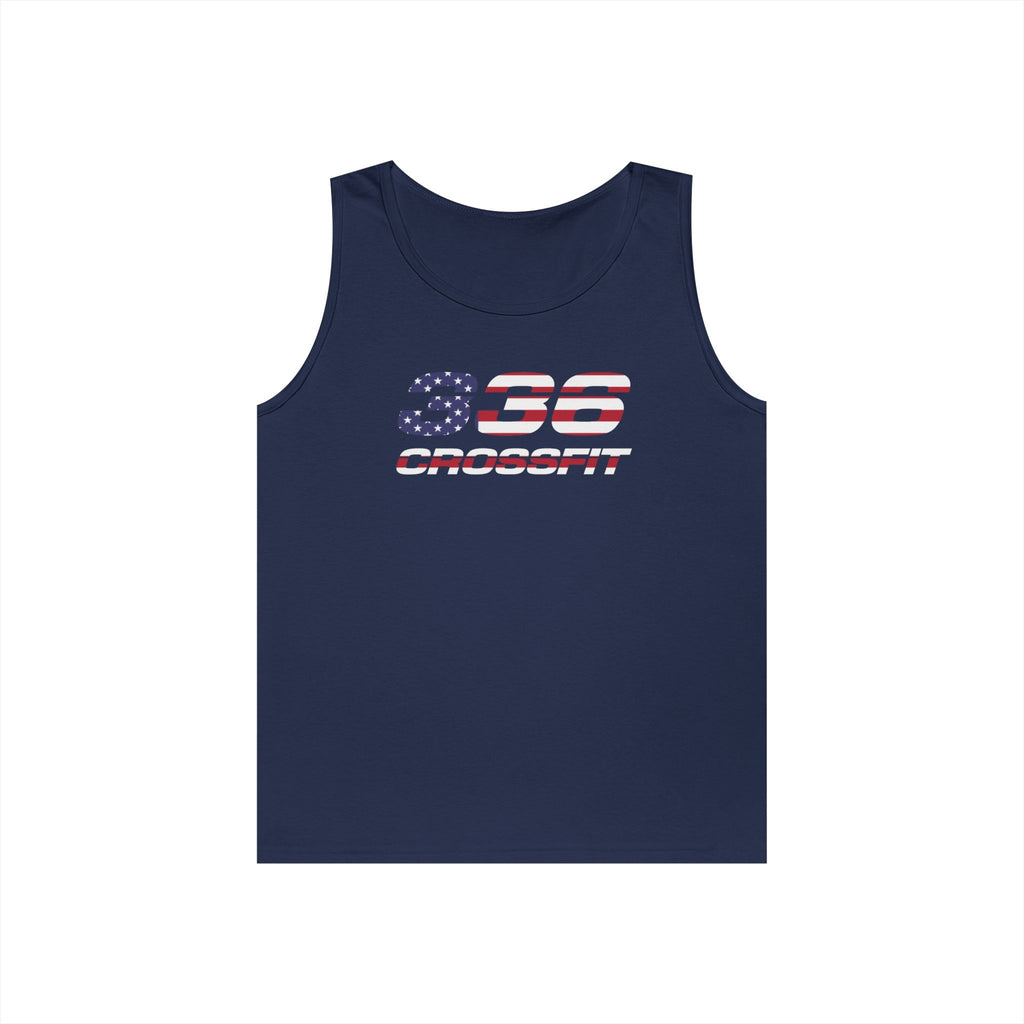 336 CrossFit American Flag Men's Tank Top
