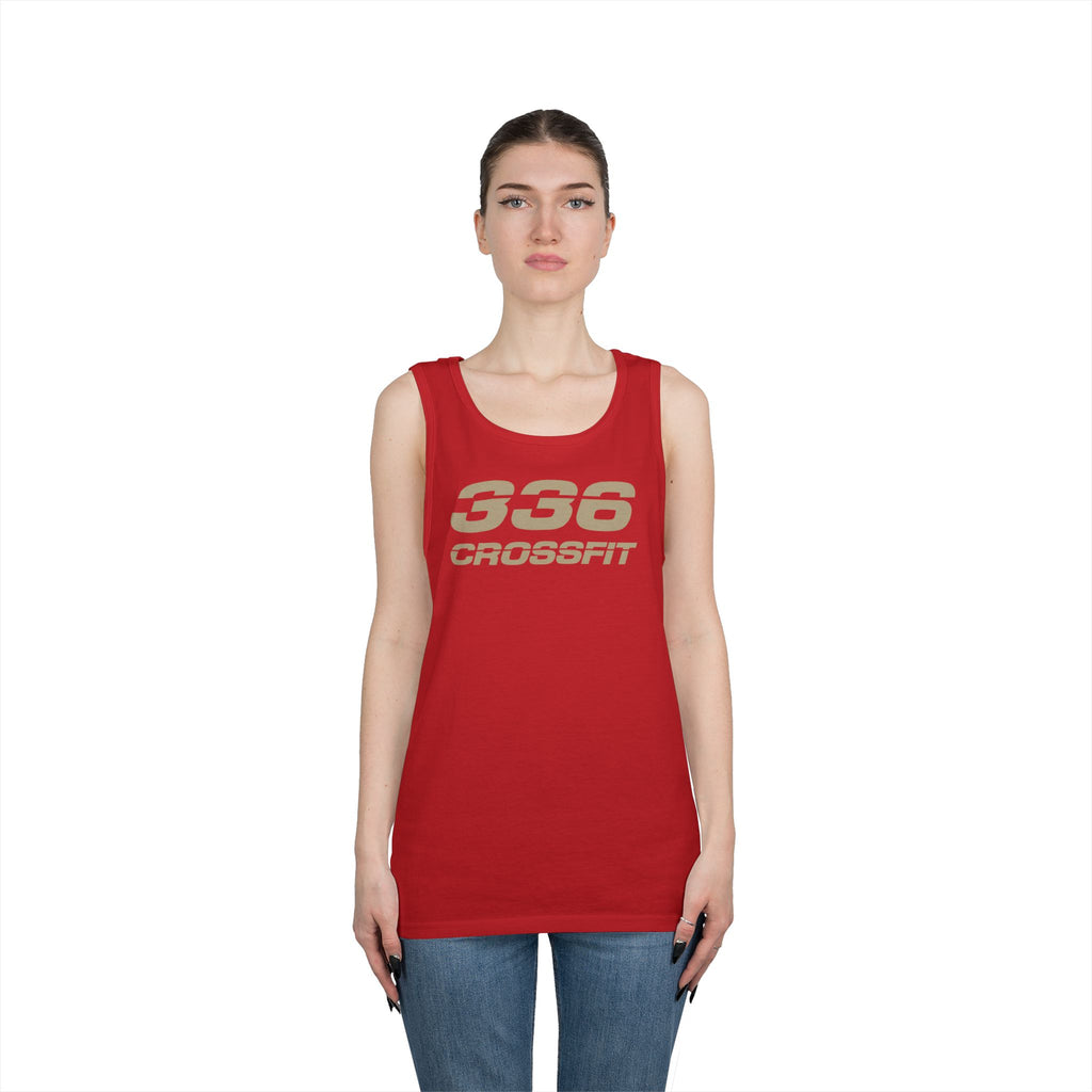 336 CrossFit Men's Tank Top (Basics Collection-Tan)