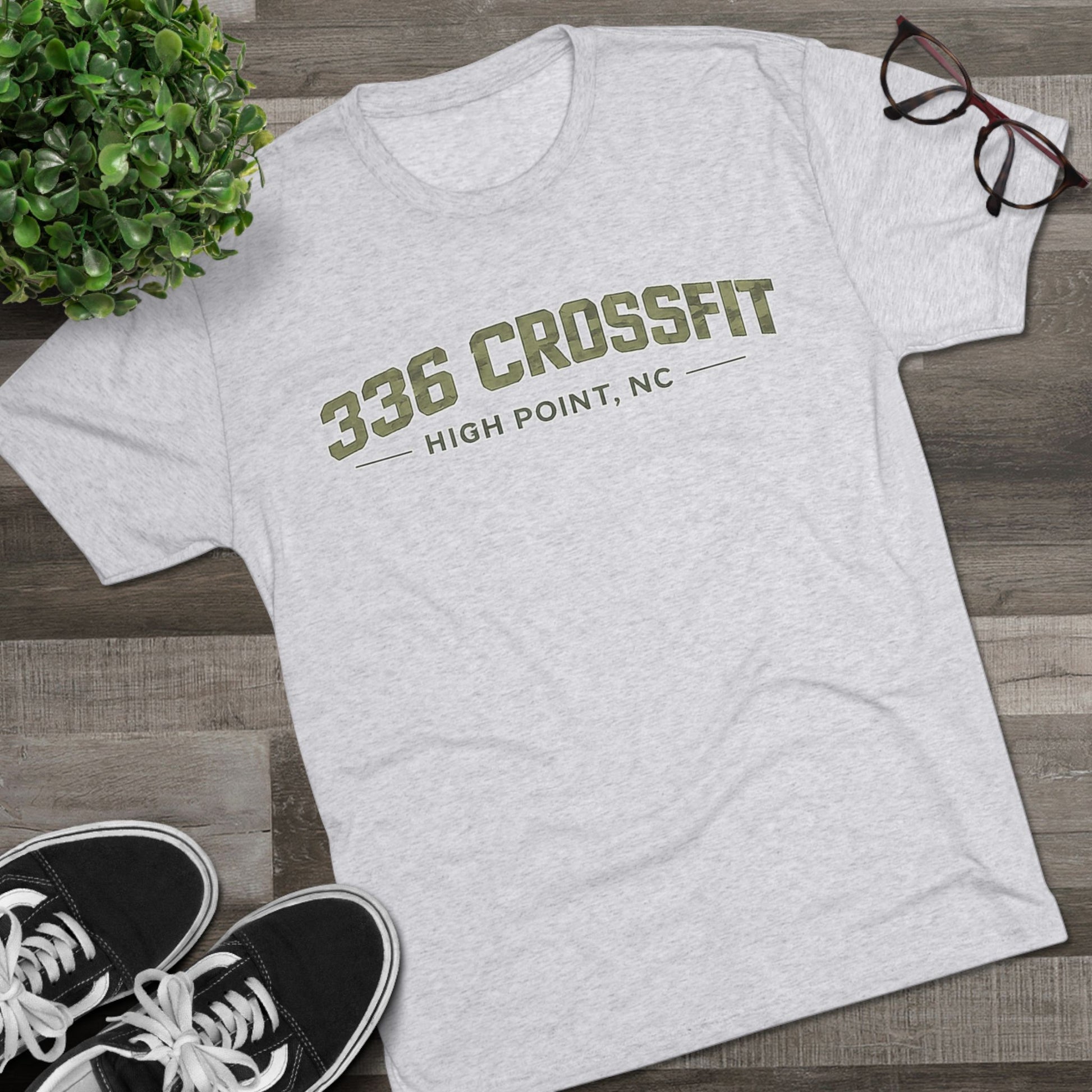 336 CrossFit Collegiate Camo T-Shirt