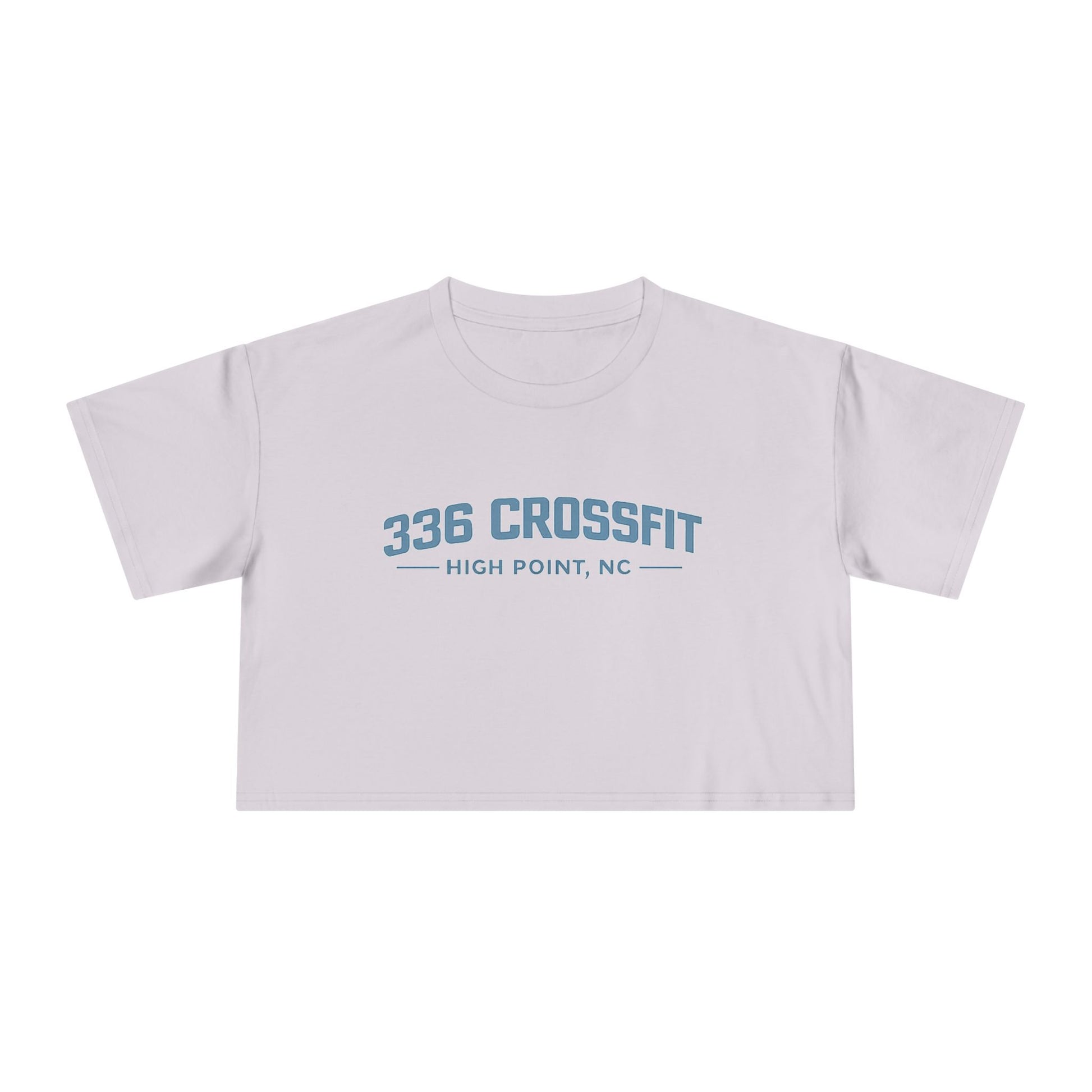 336 CrossFit Collegiate Blue Crop Top