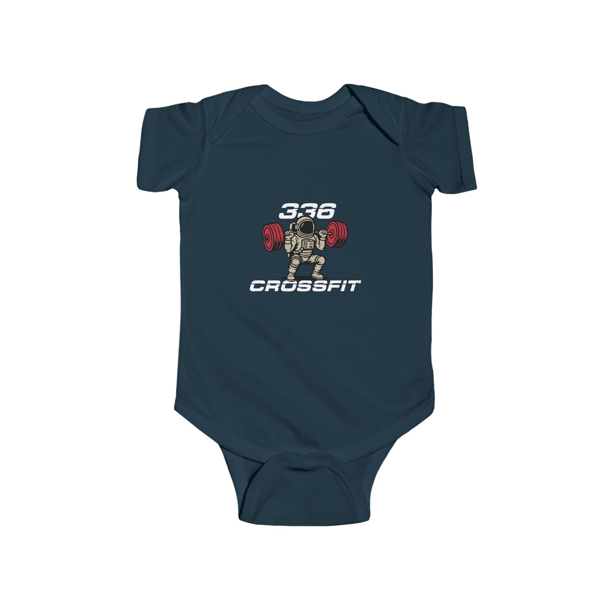 336 CrossFit Infant Bodysuit – Cute Weightlifting Baby Onesie