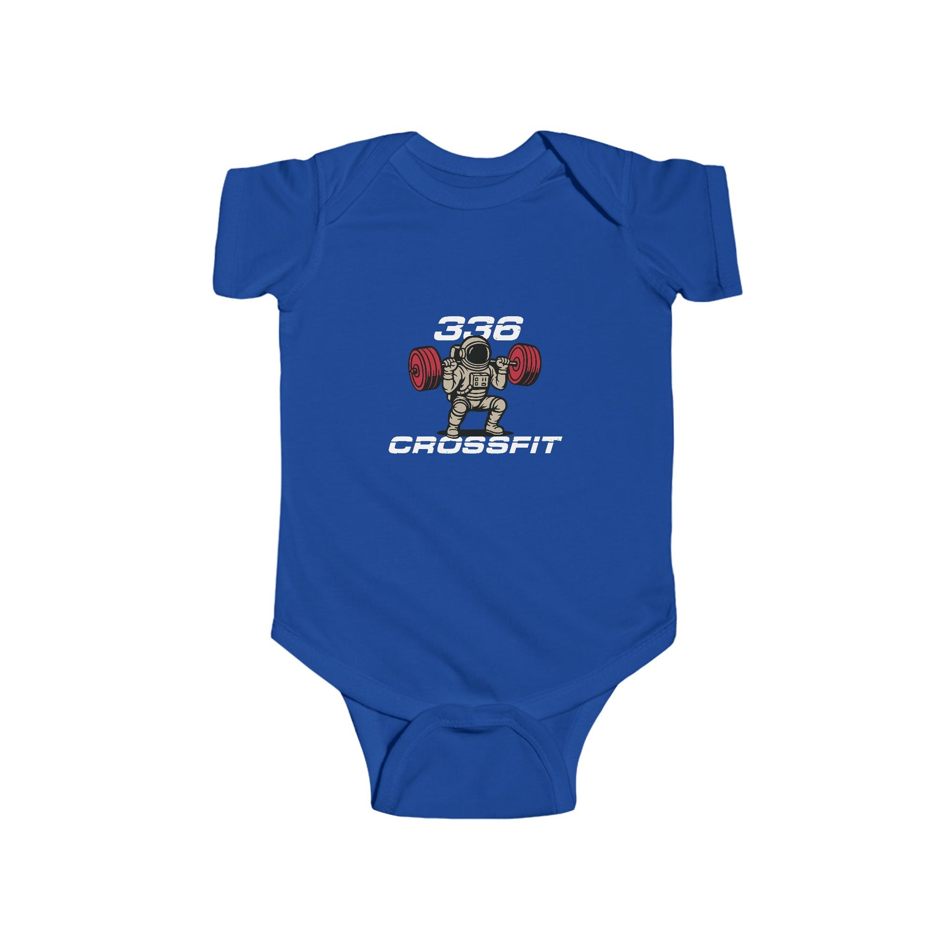 336 CrossFit Infant Bodysuit – Cute Weightlifting Baby Onesie