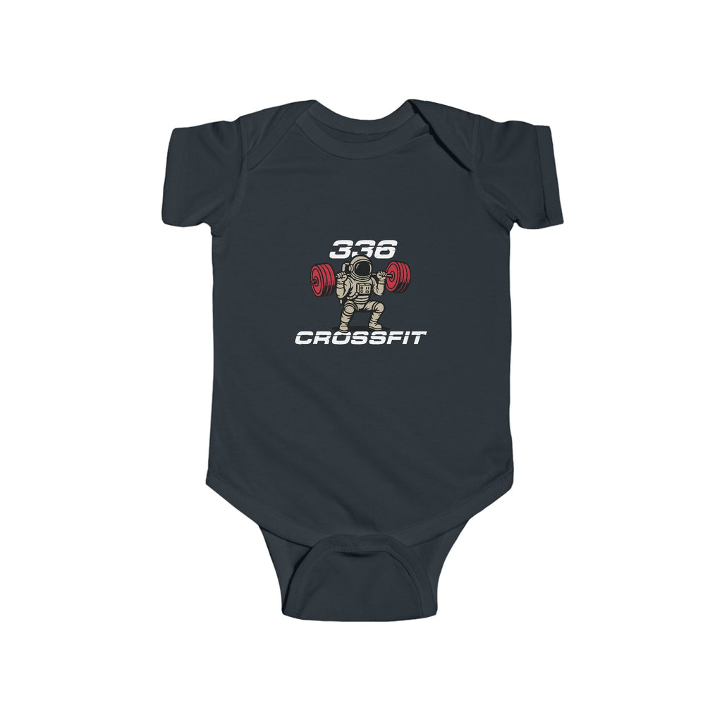 336 CrossFit Infant Bodysuit – Cute Weightlifting Baby Onesie