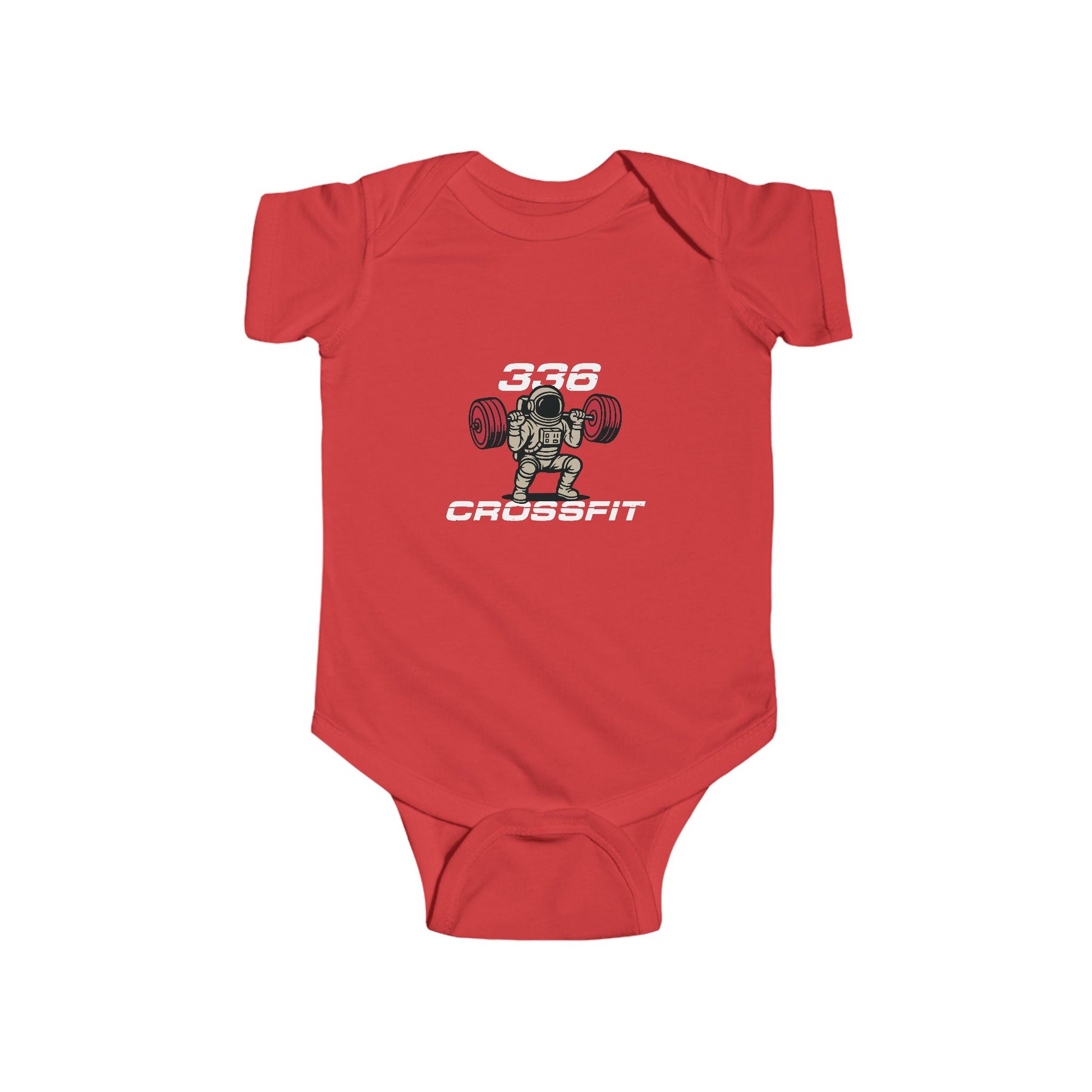 336 CrossFit Infant Bodysuit – Cute Weightlifting Baby Onesie