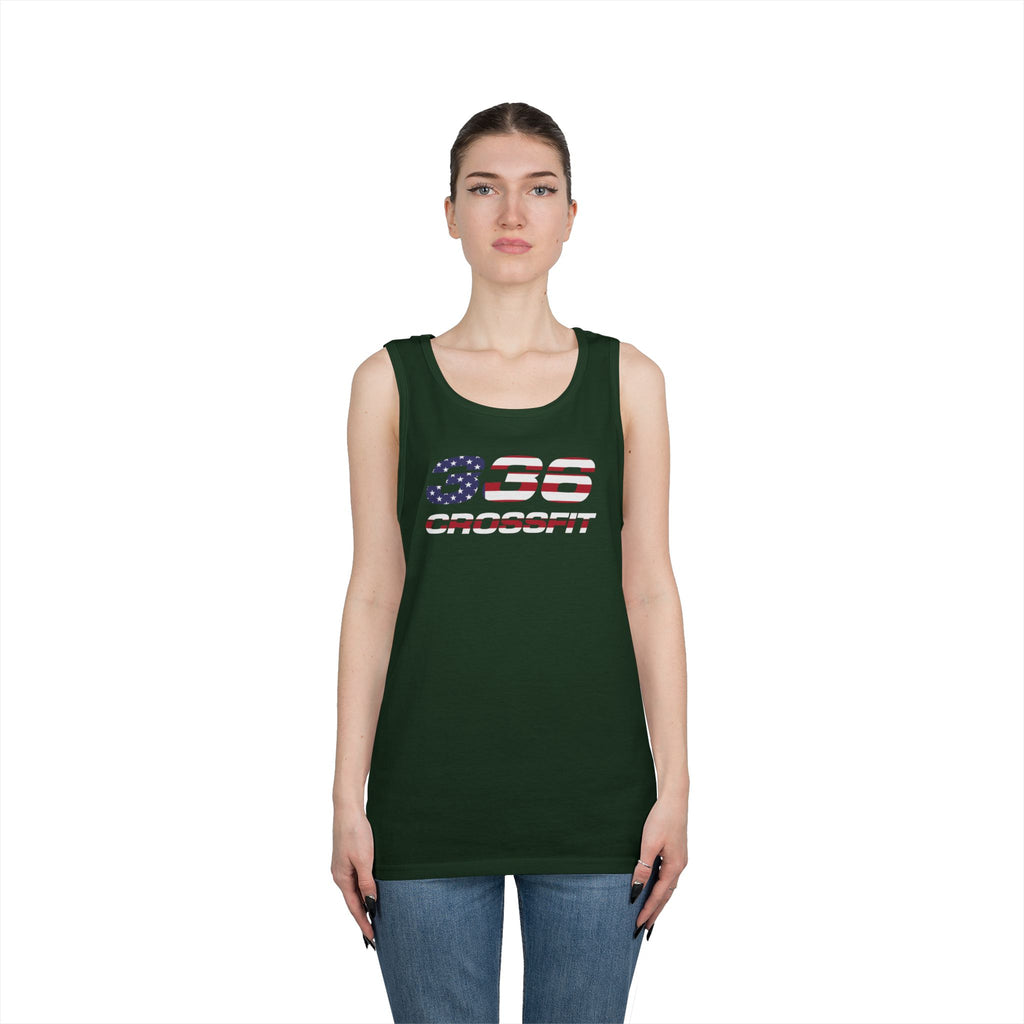 336 CrossFit American Flag Men's Tank Top