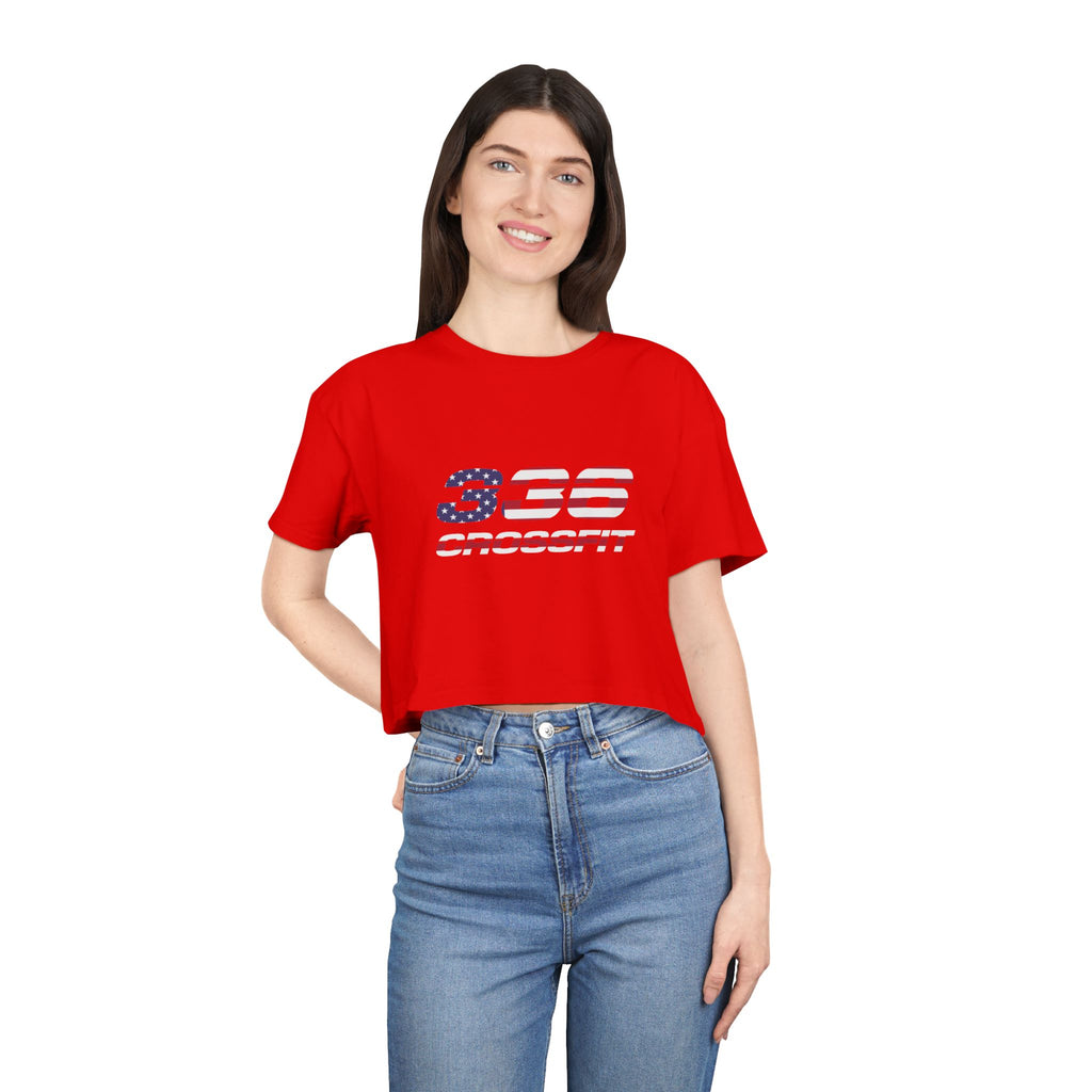 336 CrossFit America Crop Top