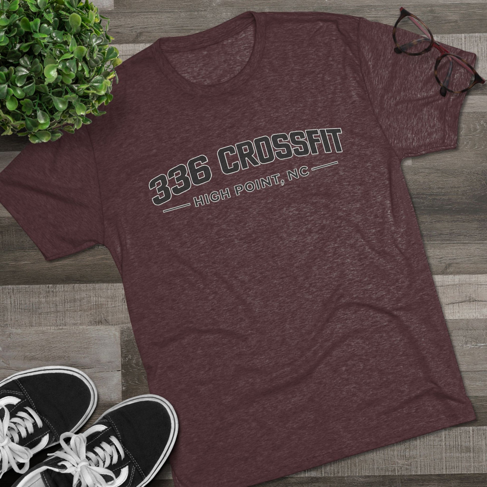 336 CrossFit Collegiate Black T-Shirt