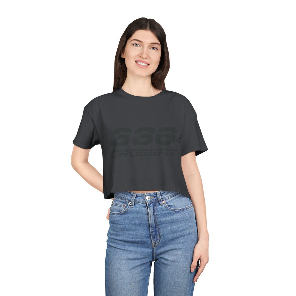 336 CrossFit Crop Top (Basics Collection-Charcoal)