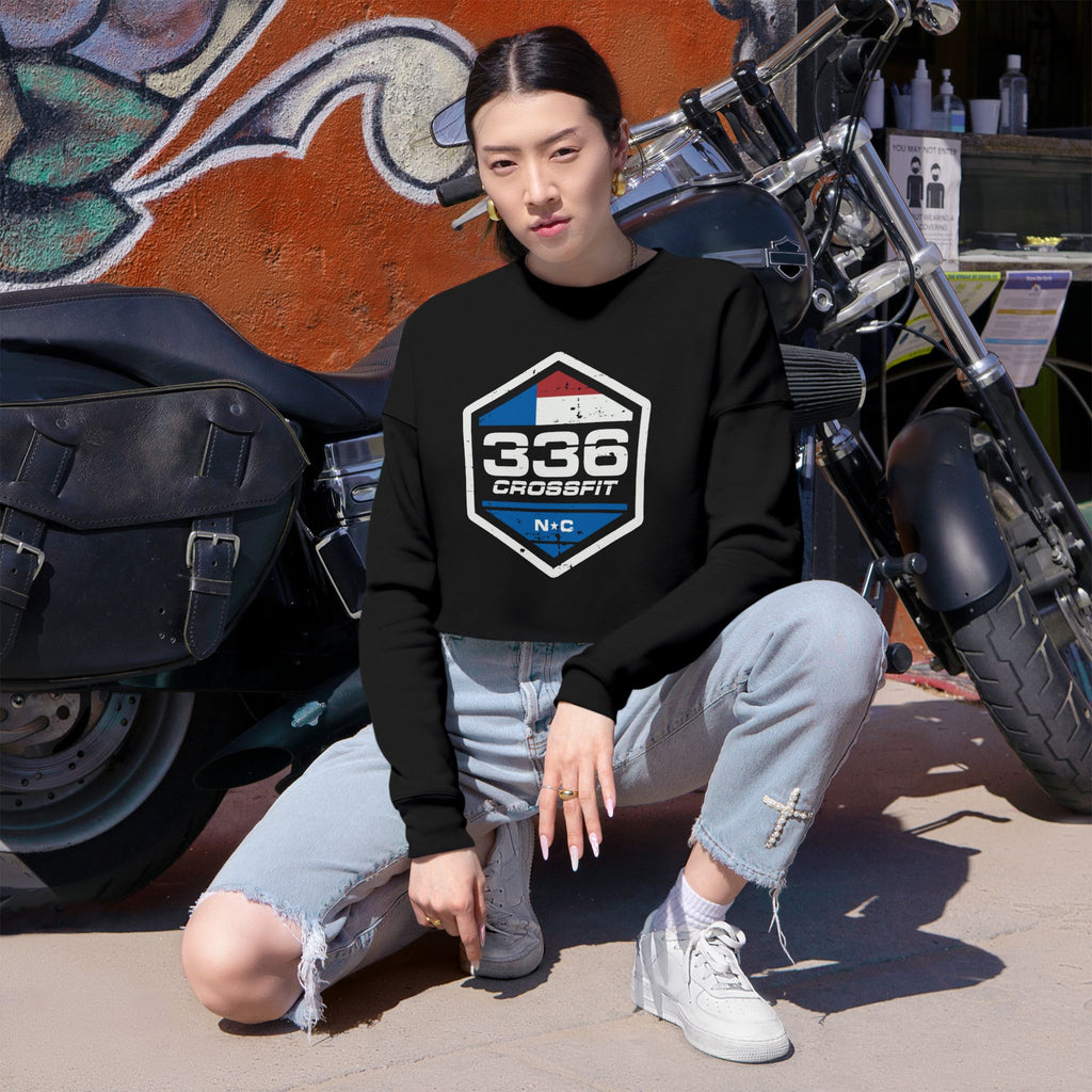 336 CrossFit Logo Cropped Sweatshirt