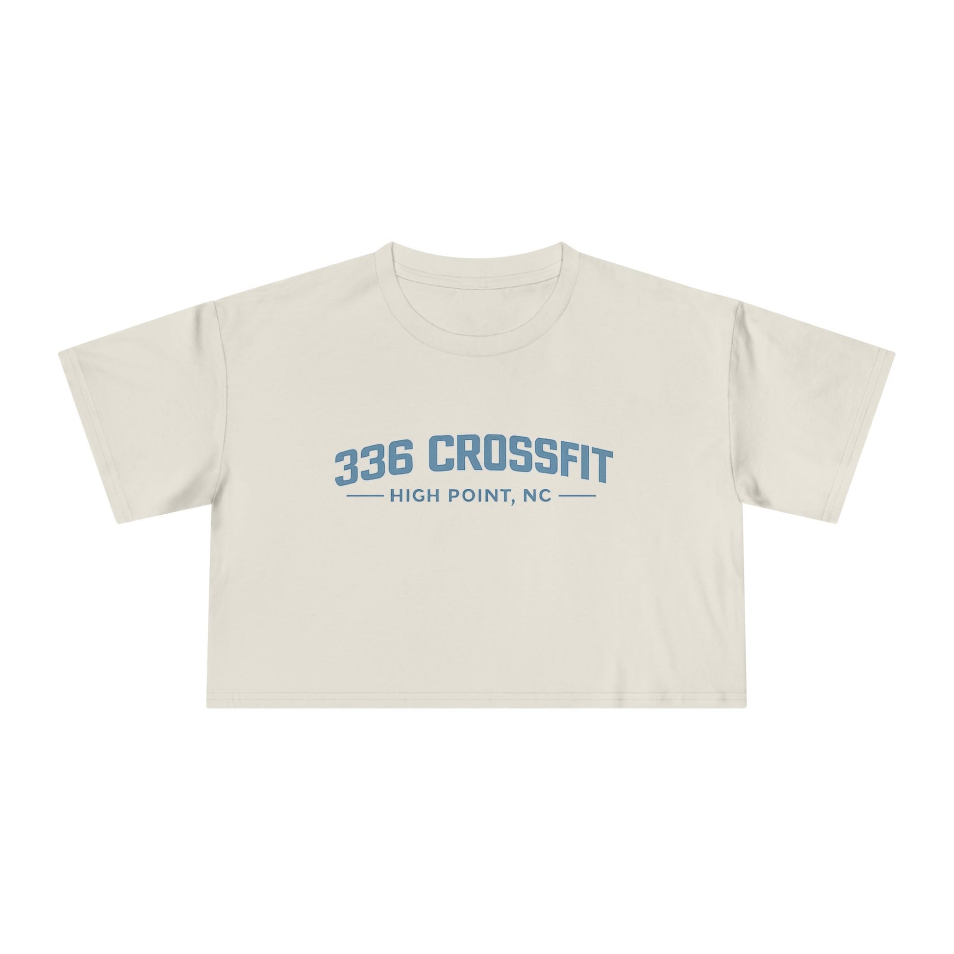 336 CrossFit Collegiate Blue Crop Top