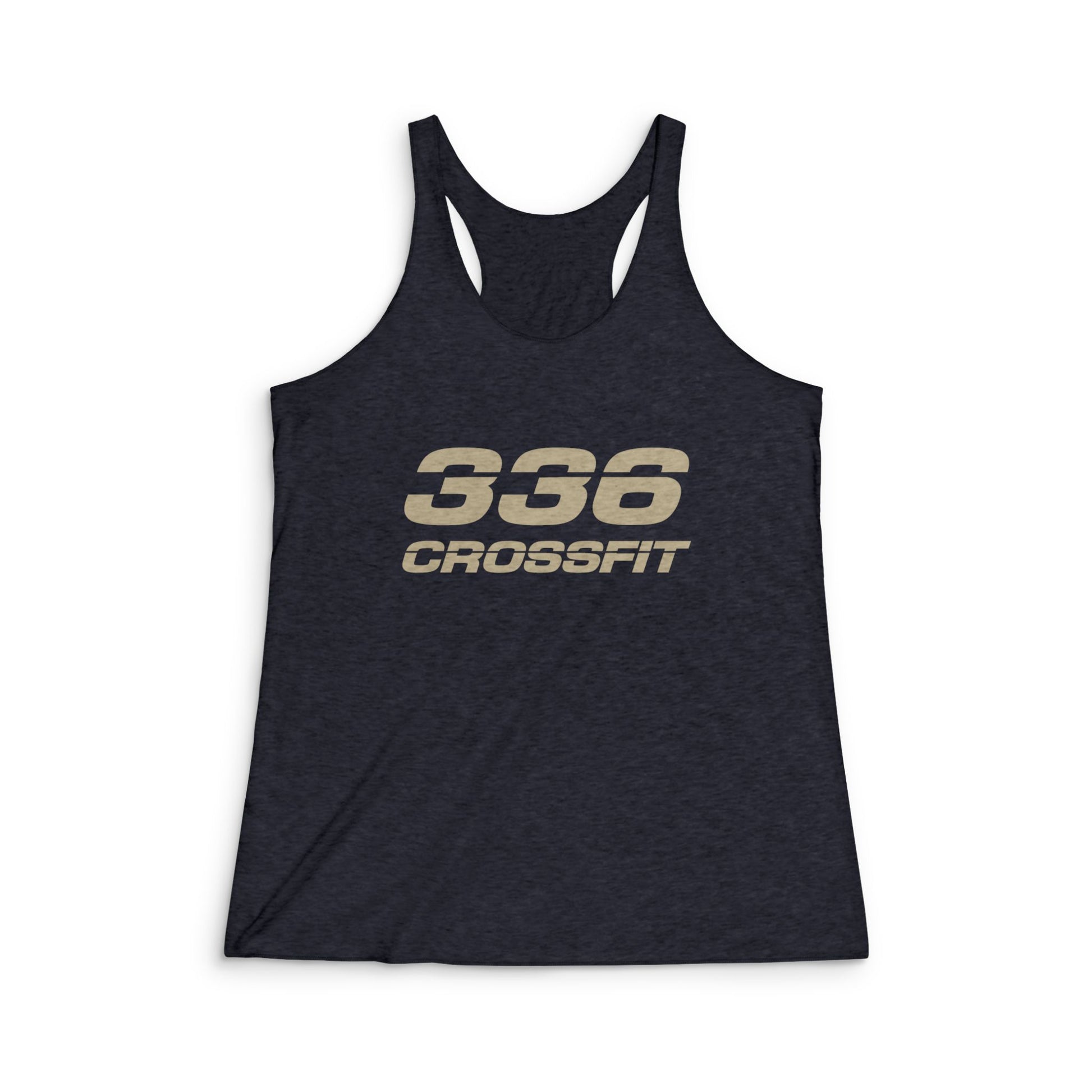 336 CrossFit Tri-Blend Racerback Tank Top (Basics Collection-Tan)
