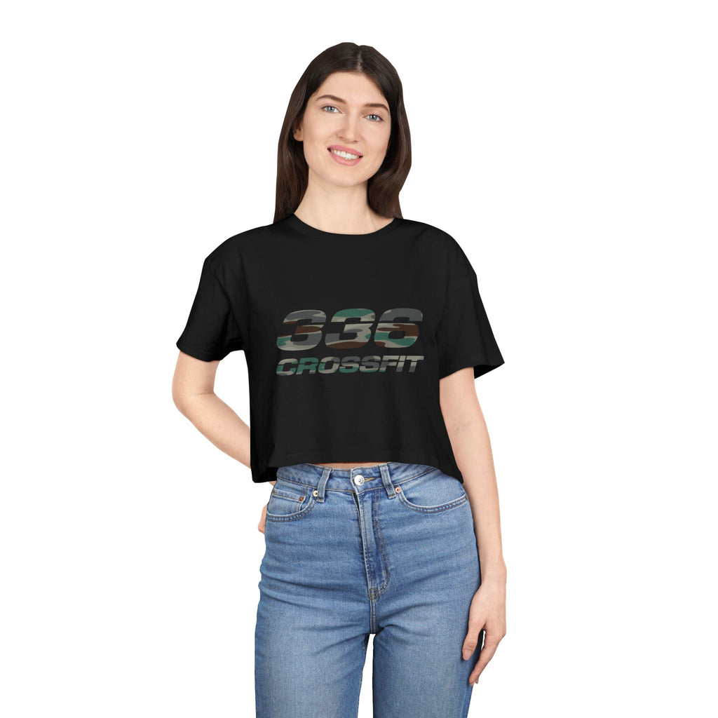 336 CrossFit Camo Crop Top