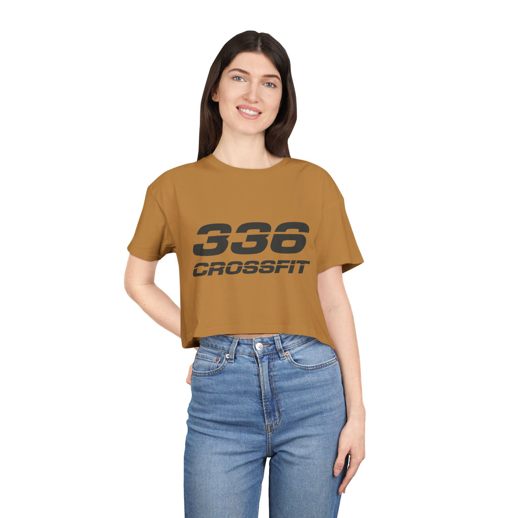 336 CrossFit Crop Top (Basics Collection-Charcoal)