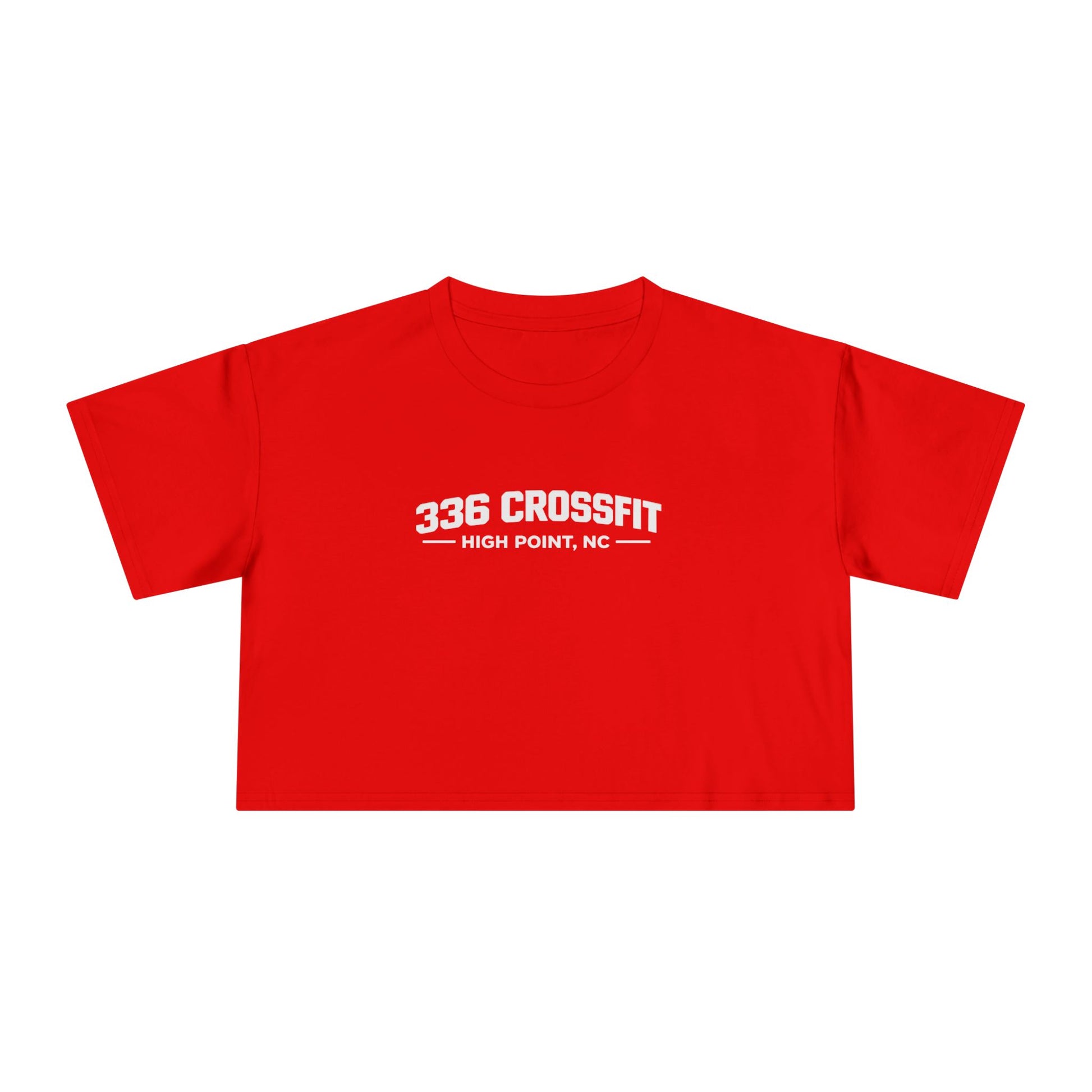 336 CrossFit Collegiate White Crop