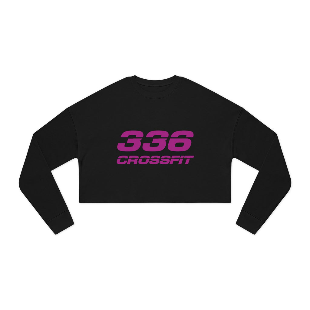 336 CrossFit Cropped Sweatshirt (Basics Collection-Fuschia)
