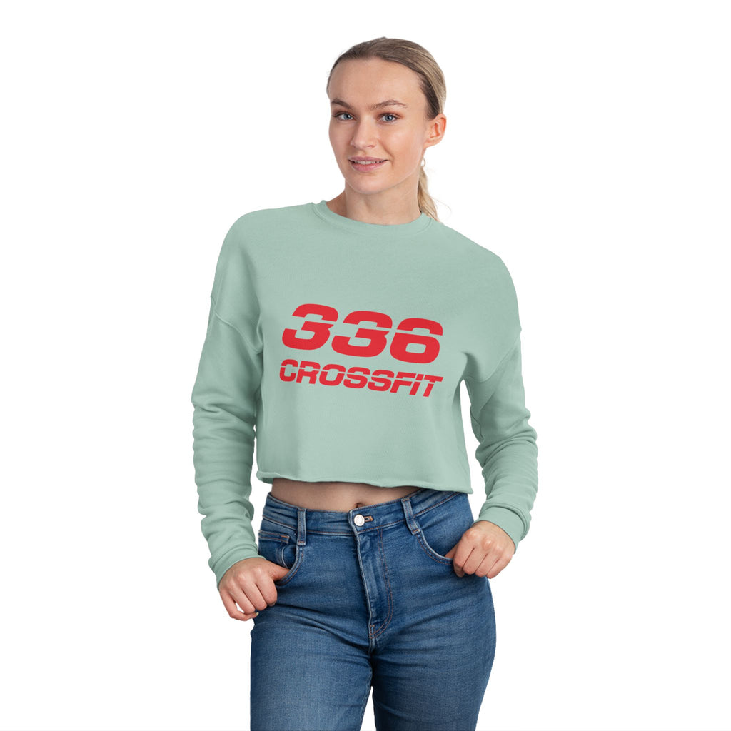 336 CrossFit Cropped Sweatshirt (Basics Collection-Red)