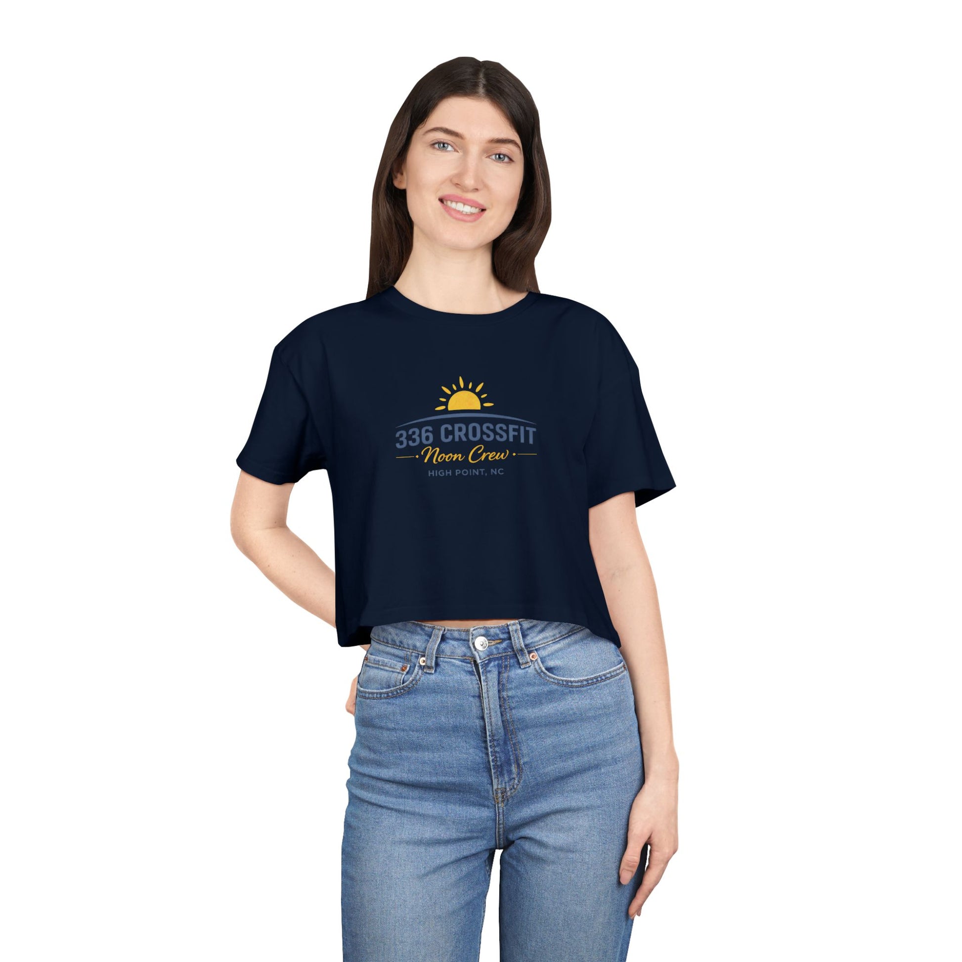 336 CrossFit Noon Crew Crop Top