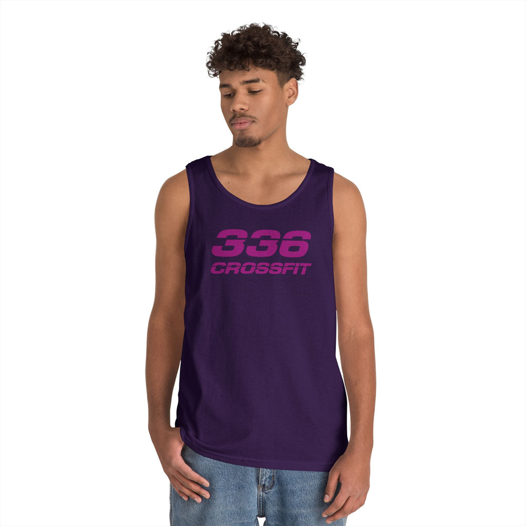 336 CrossFit Men's Tank Top (Basics Collection-Fuschia)