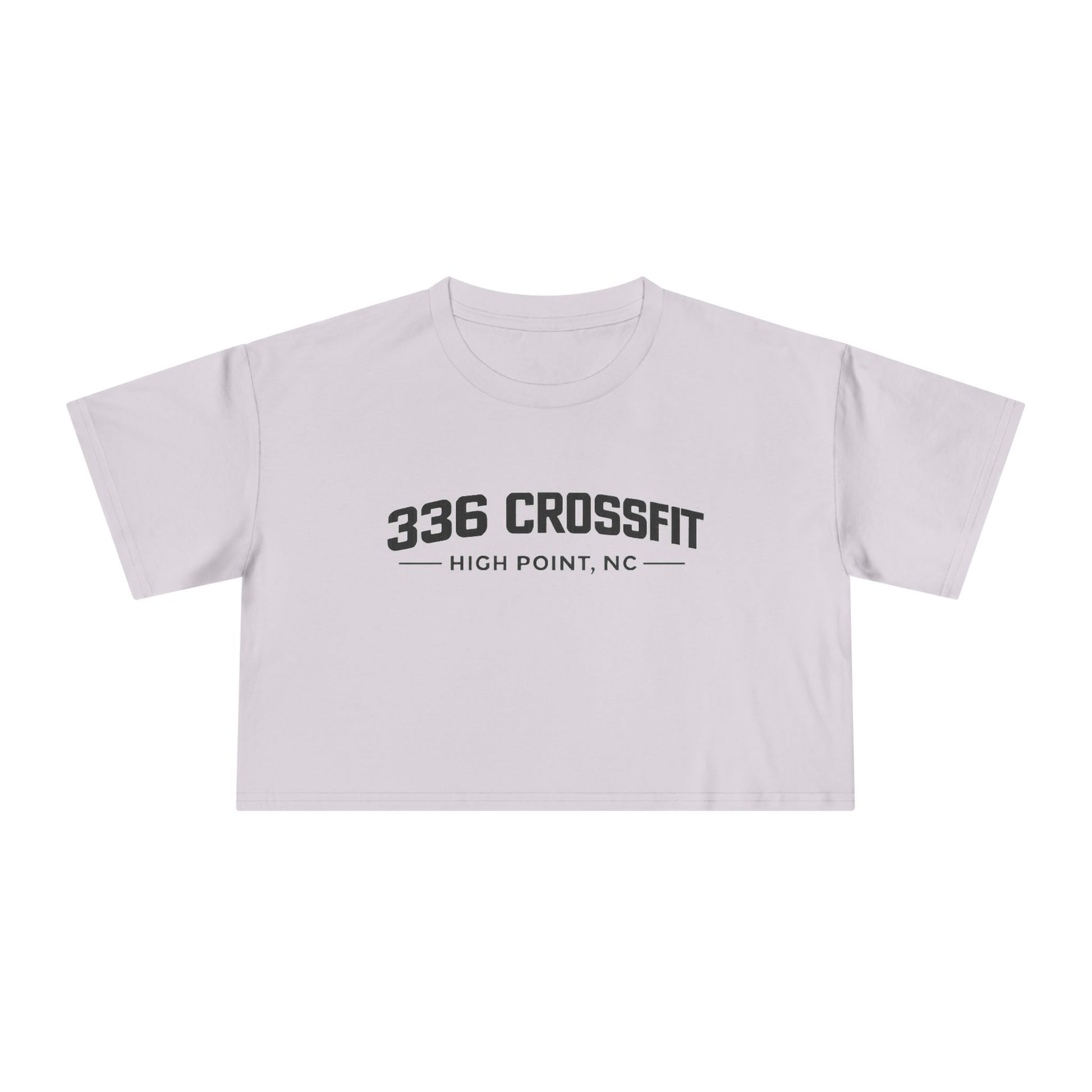 336 Collegiate Black Crop Top