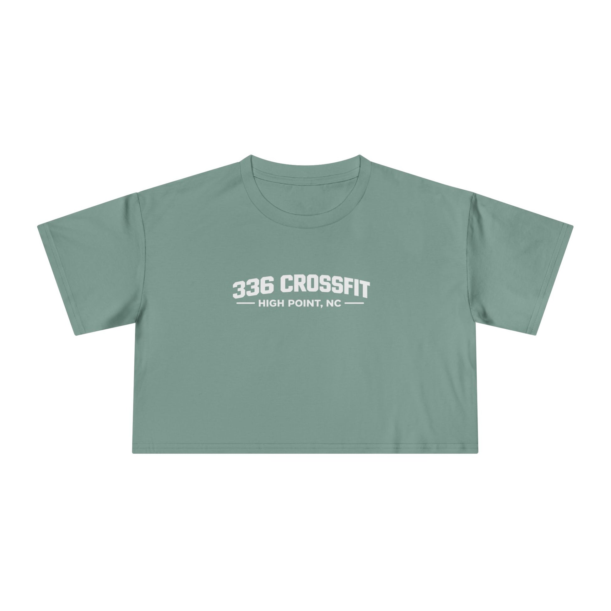 336 CrossFit Collegiate White Crop
