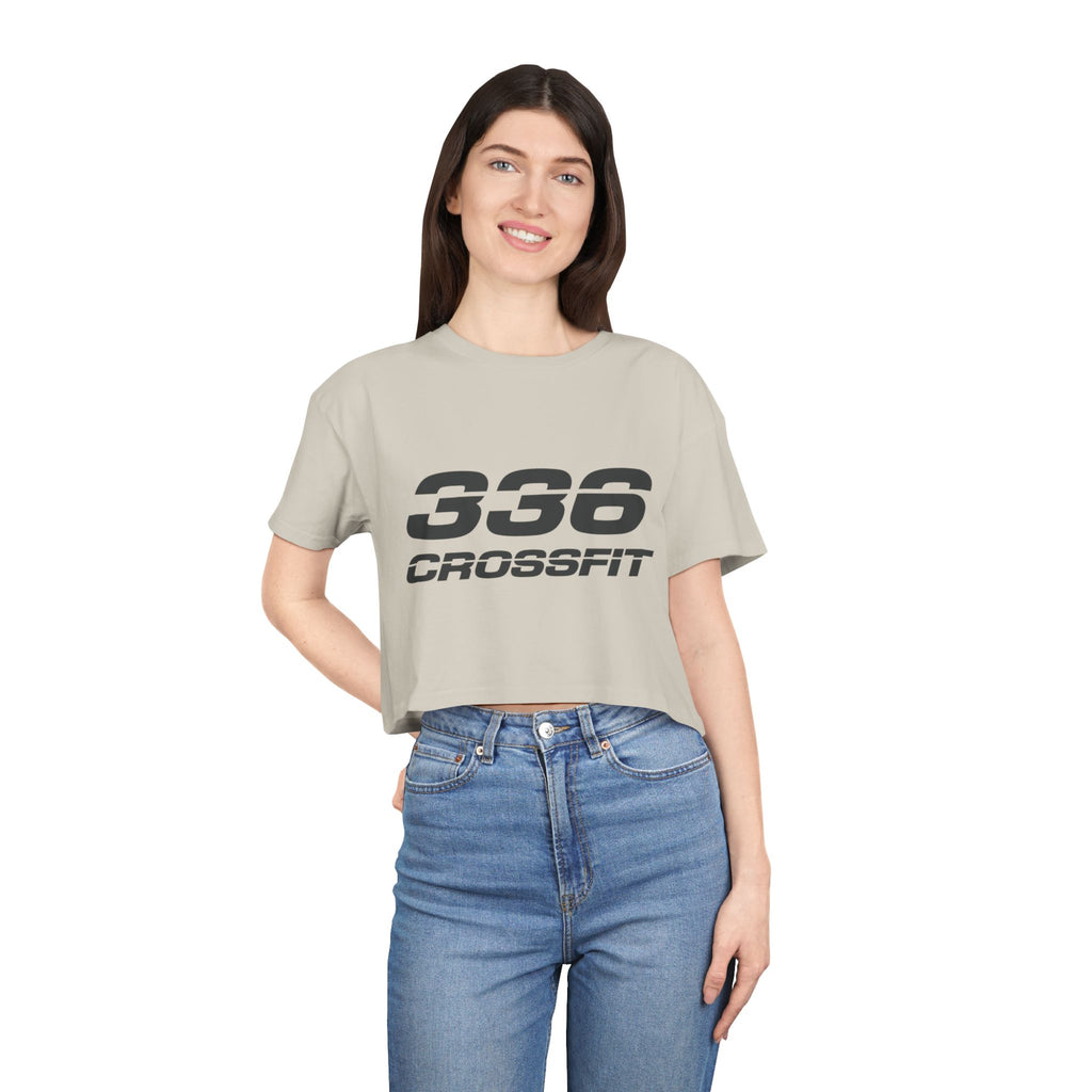 336 CrossFit Crop Top (Basics Collection-Charcoal)