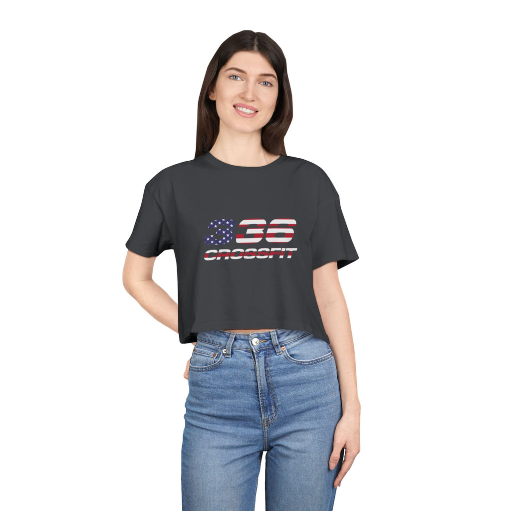 336 CrossFit America Crop Top