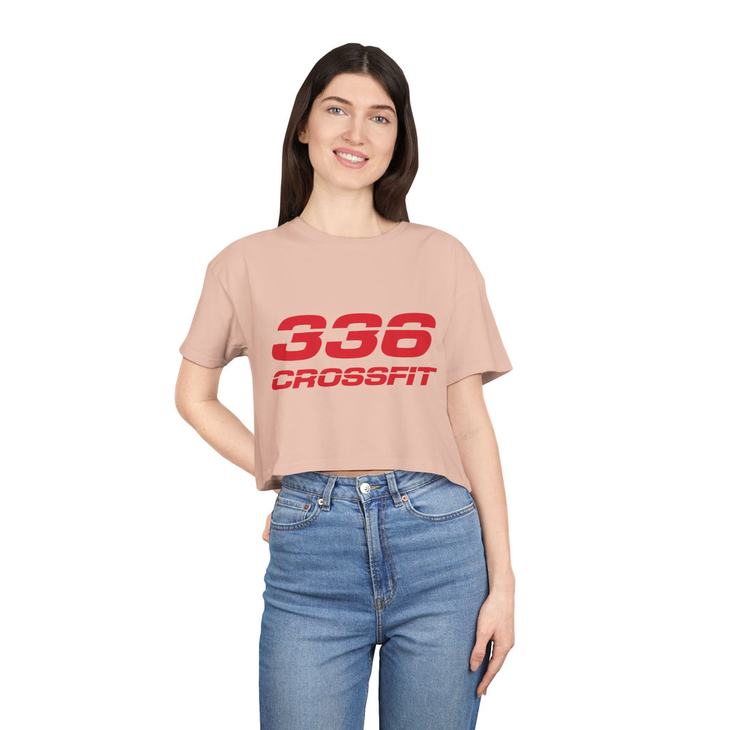 336 CrossFit Crop Top (Basics Collection-Red)