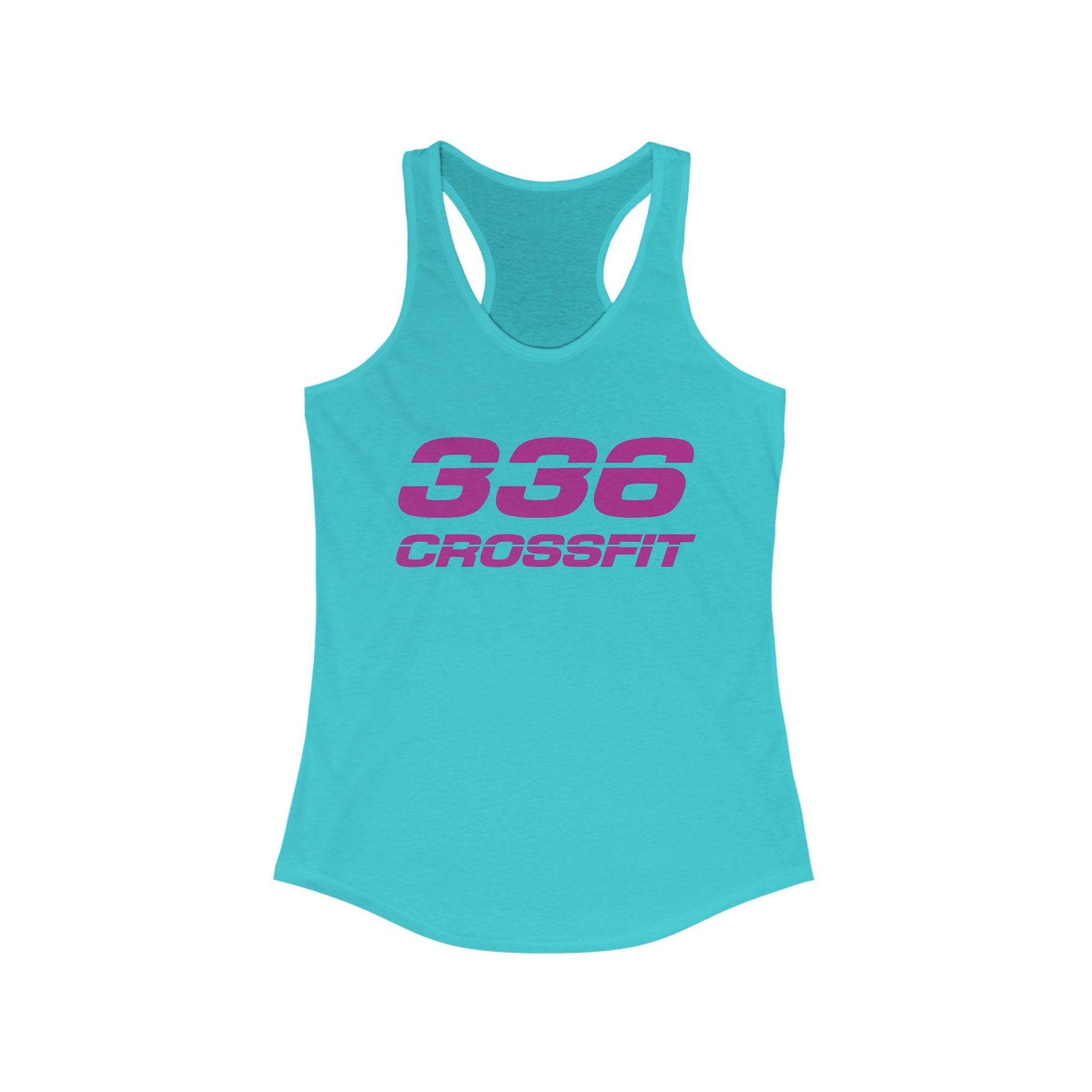 336 CrossFit Racerback Tank Top (Basics Collection-Fuschia)