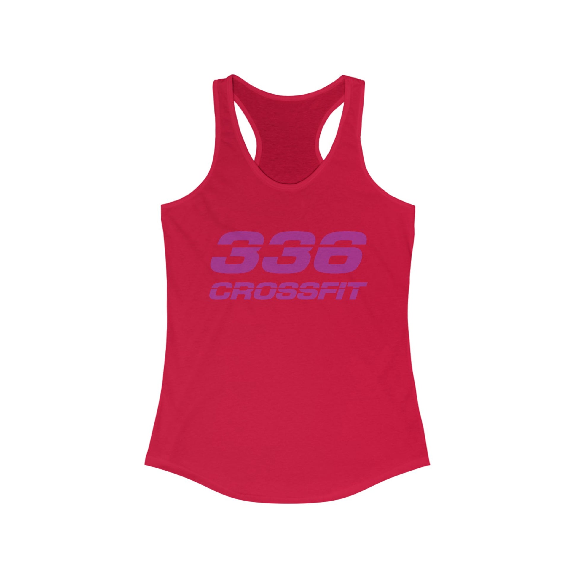 336 CrossFit Racerback Tank Top (Basics Collection-Fuschia)