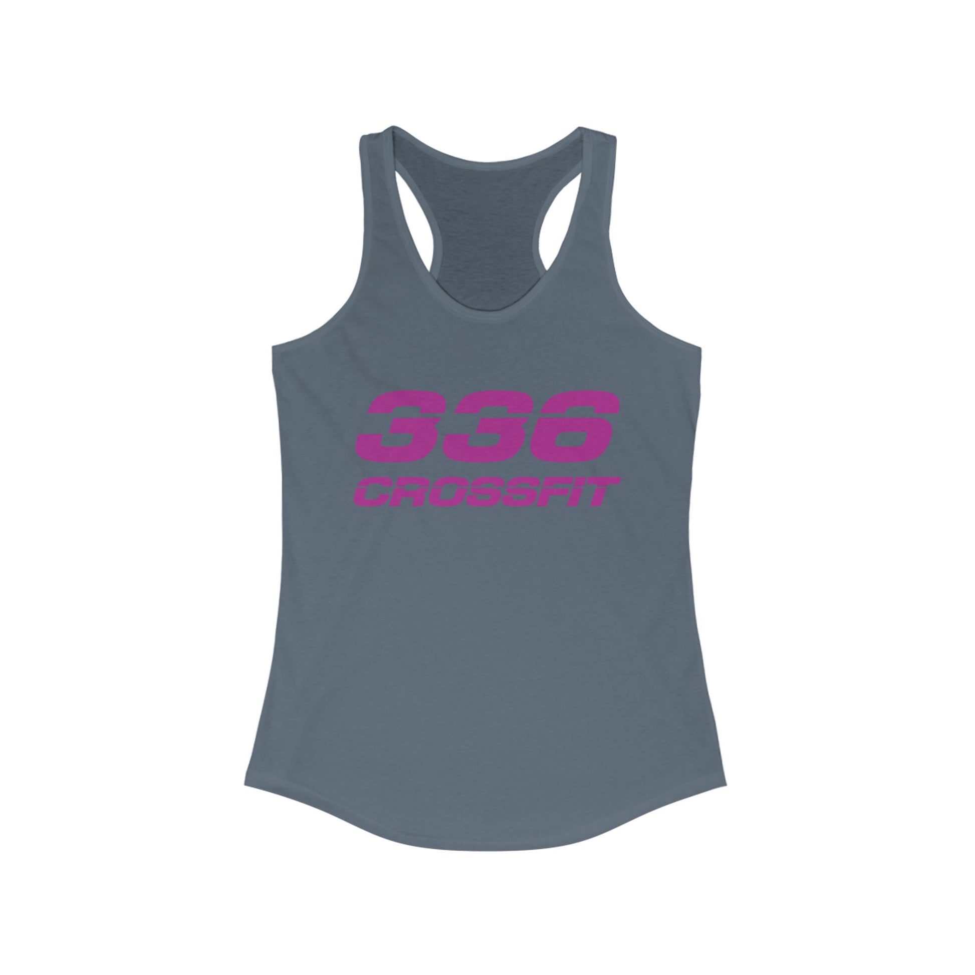 336 CrossFit Racerback Tank Top (Basics Collection-Fuschia)