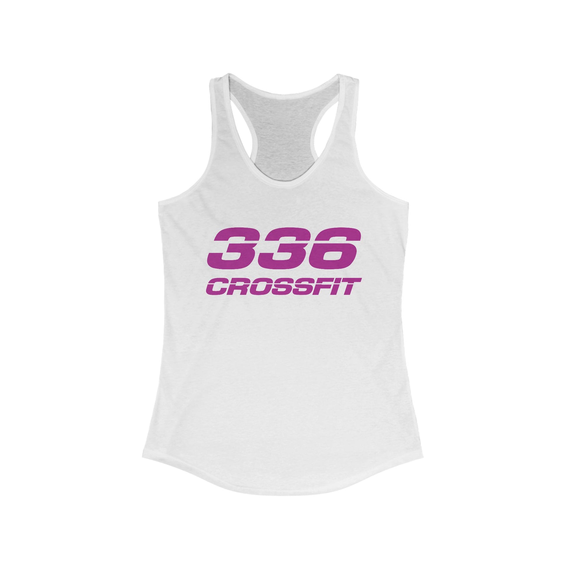 336 CrossFit Racerback Tank Top (Basics Collection-Fuschia)