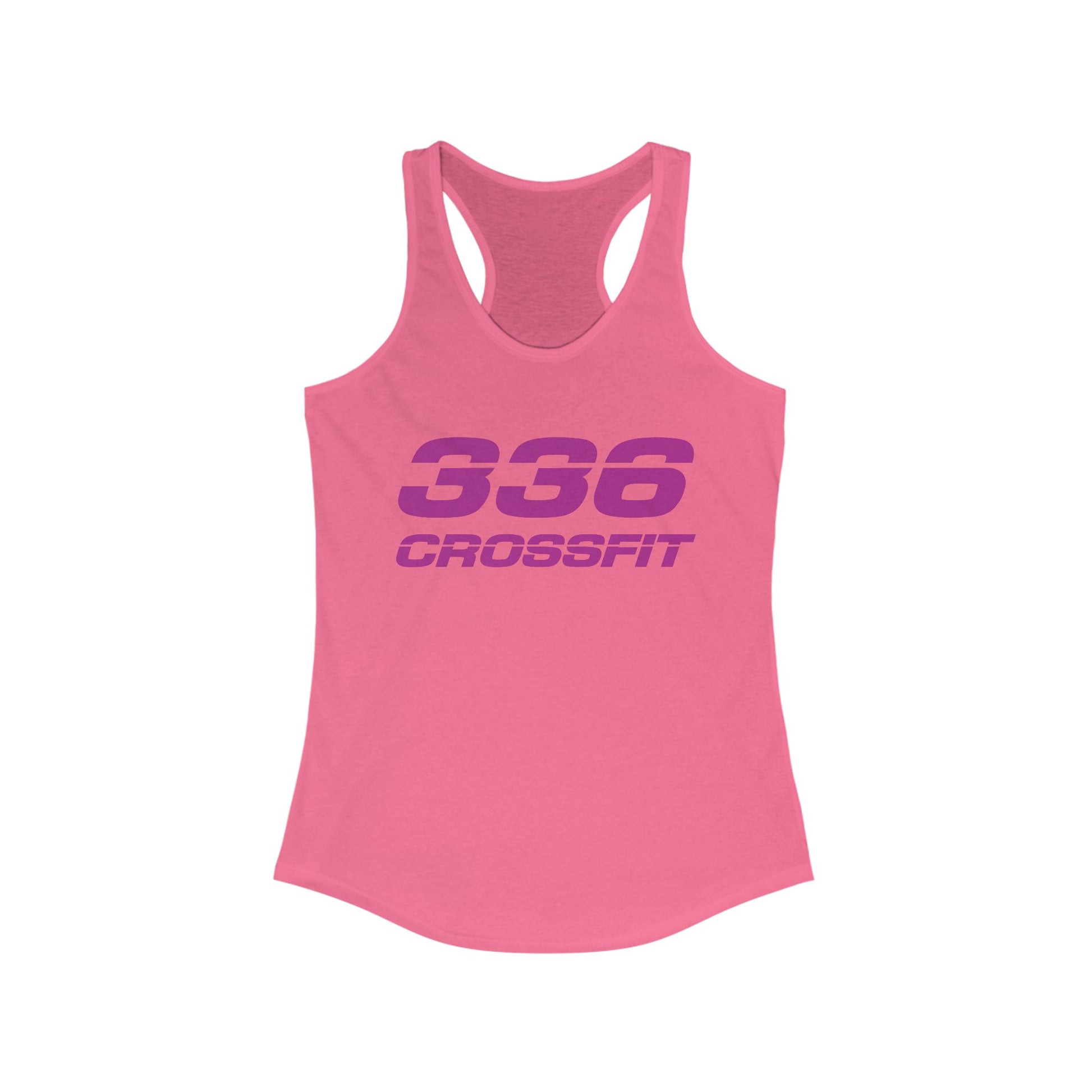336 CrossFit Racerback Tank Top (Basics Collection-Fuschia)