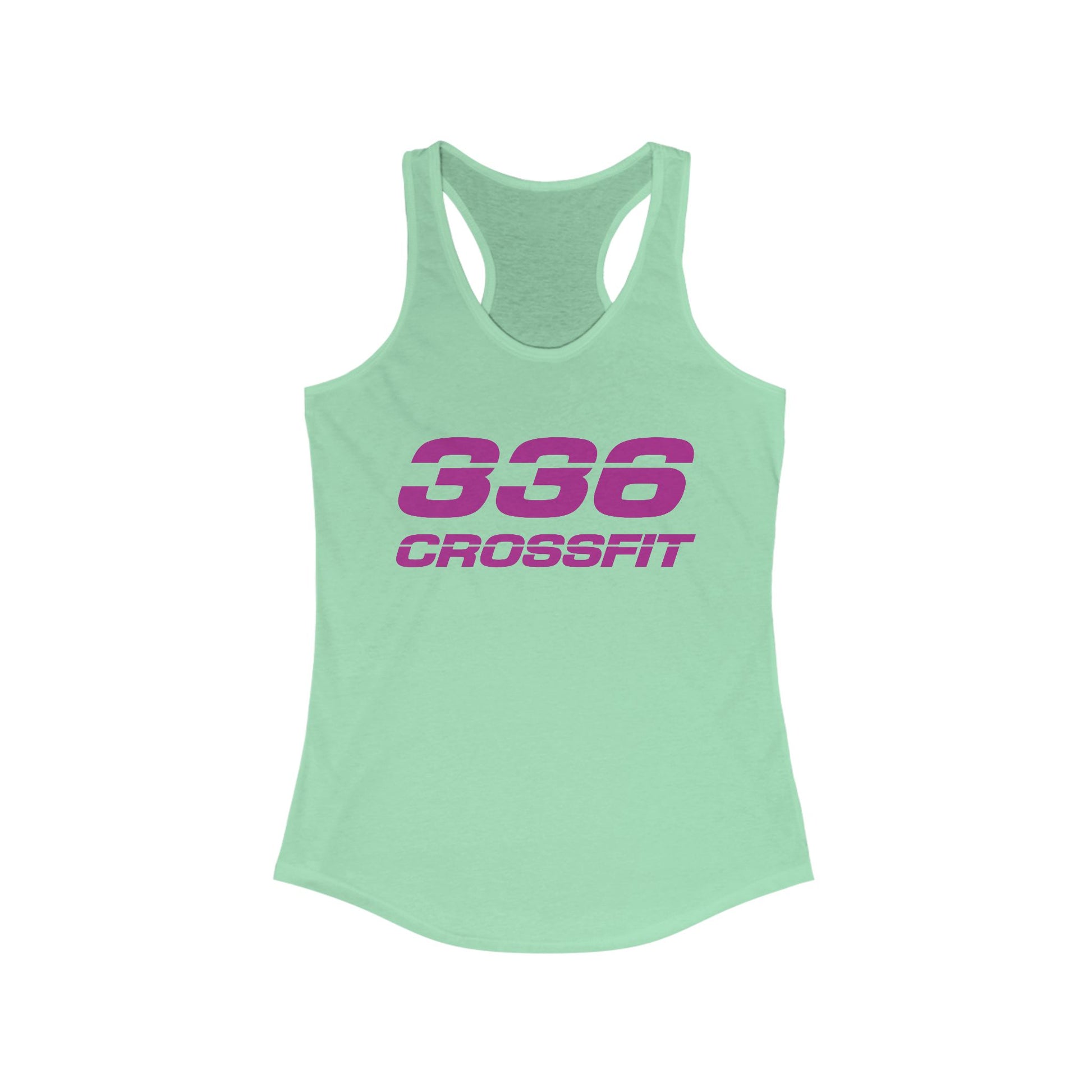 336 CrossFit Racerback Tank Top (Basics Collection-Fuschia)