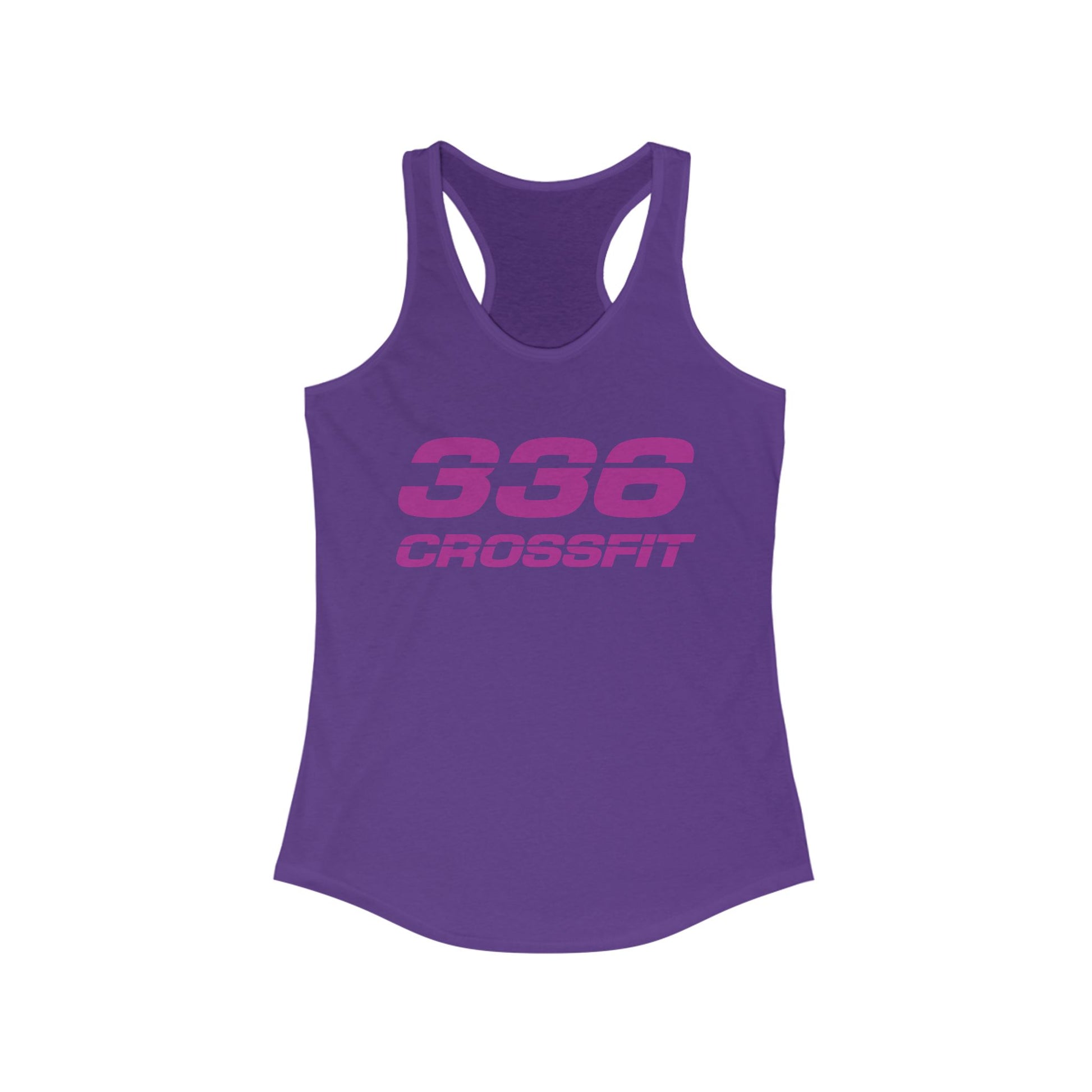 336 CrossFit Racerback Tank Top (Basics Collection-Fuschia)