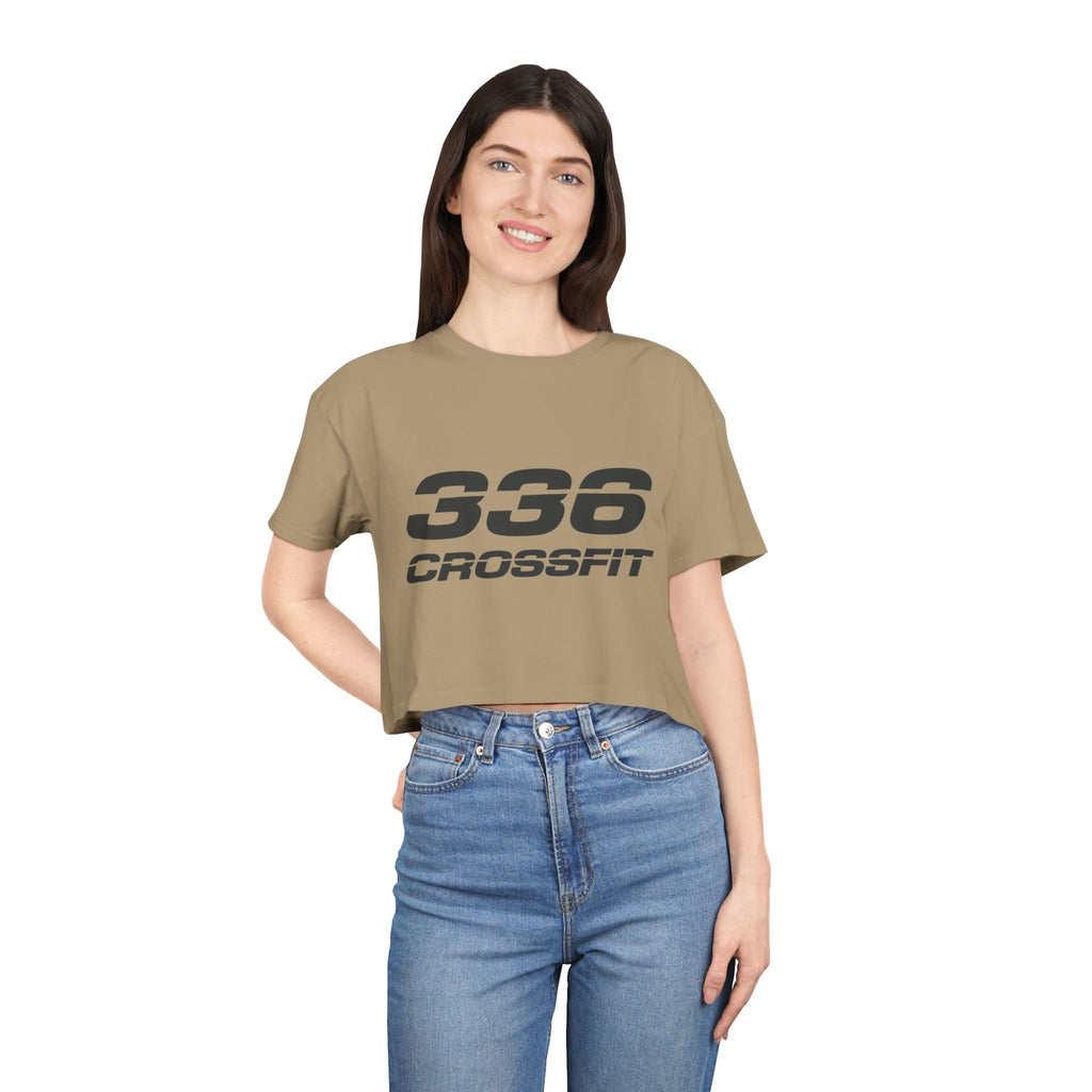 336 CrossFit Crop Top (Basics Collection-Charcoal)