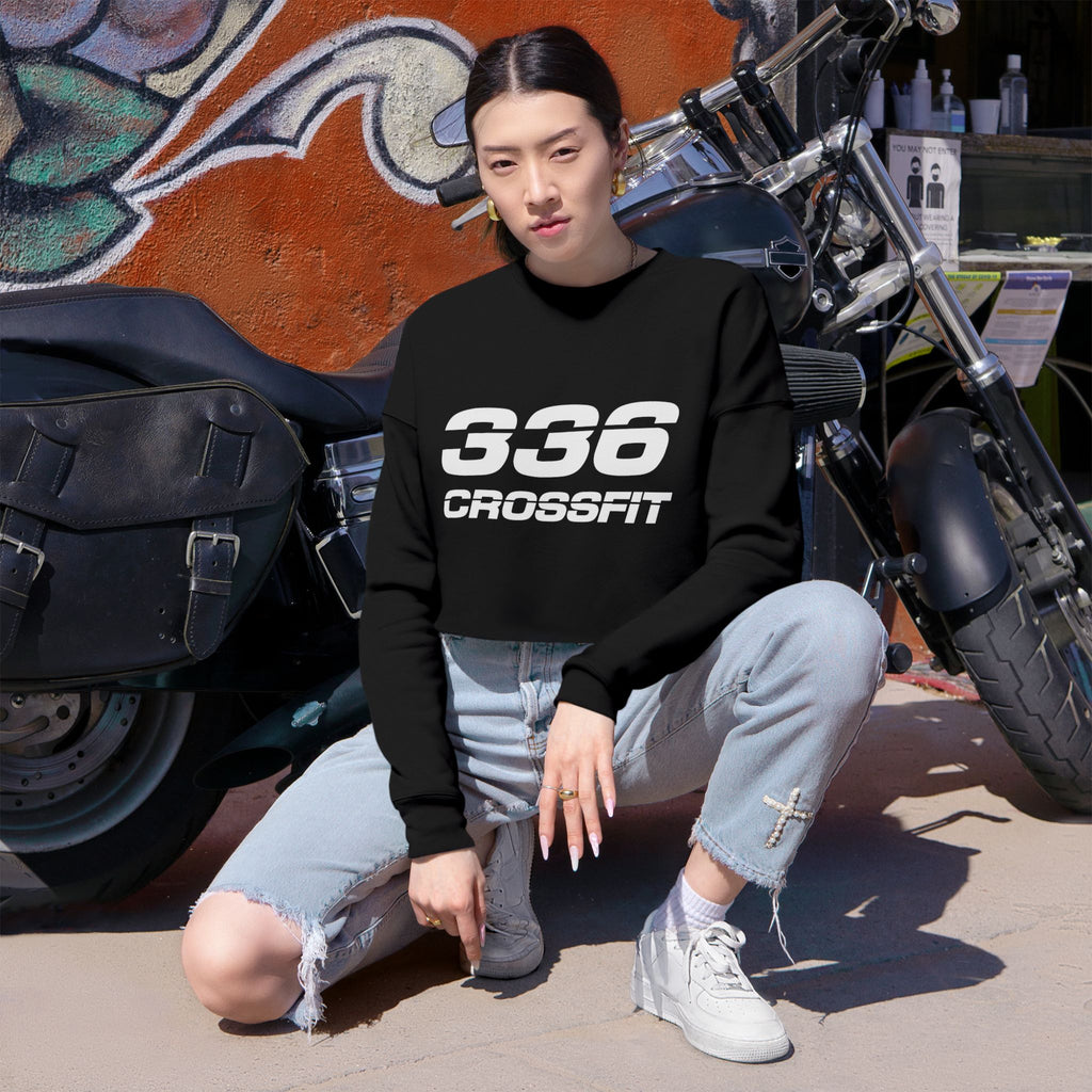 336 CrossFit Cropped Sweatshirt (Basics Collection-White)