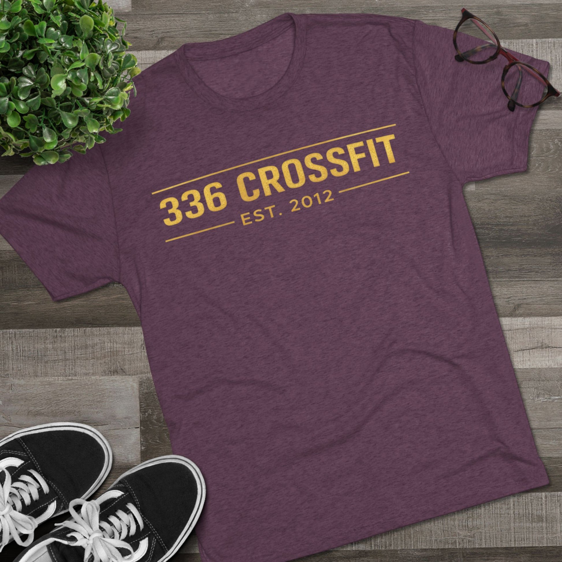 336 CrossFit EST Gold T-Shirt