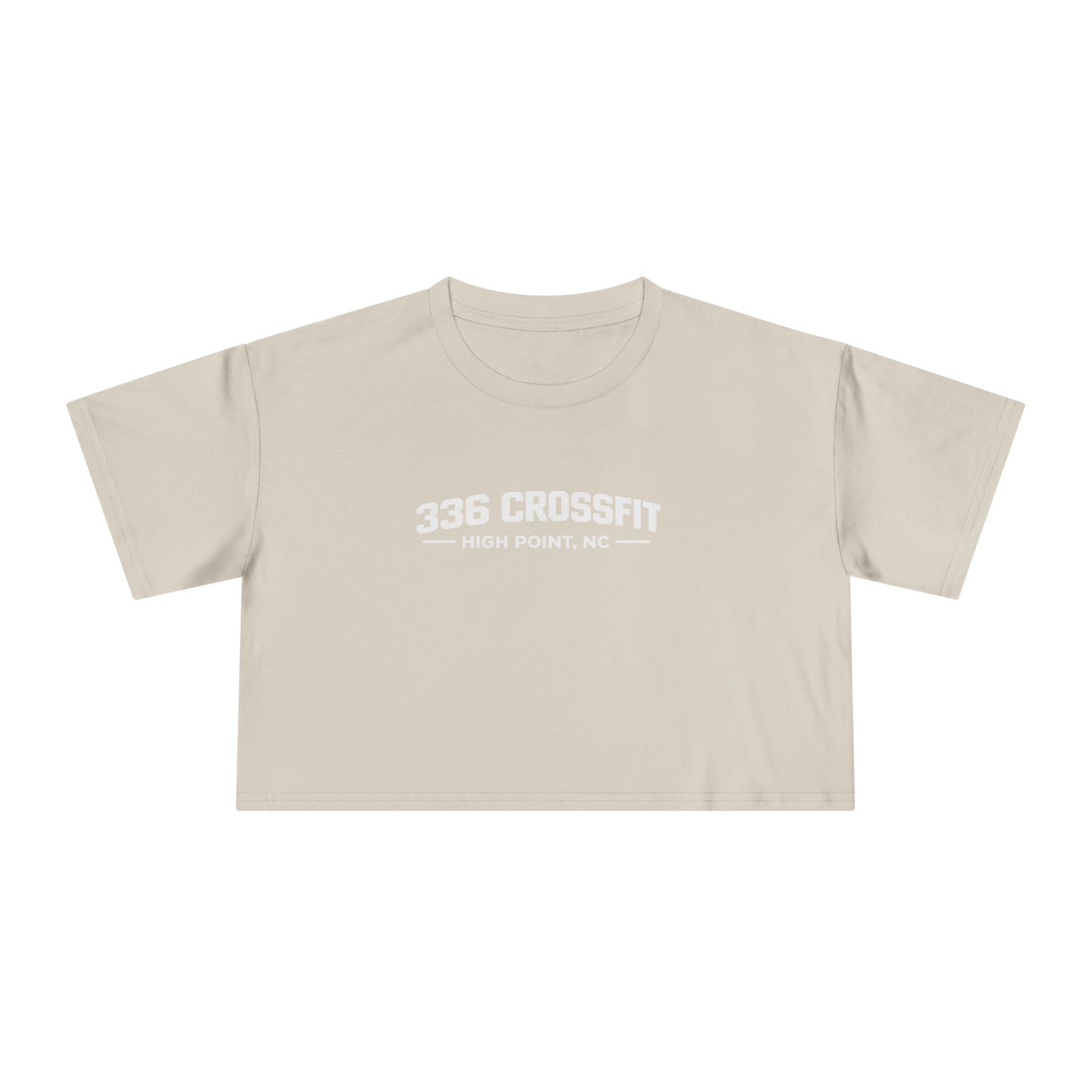 336 CrossFit Collegiate White Crop
