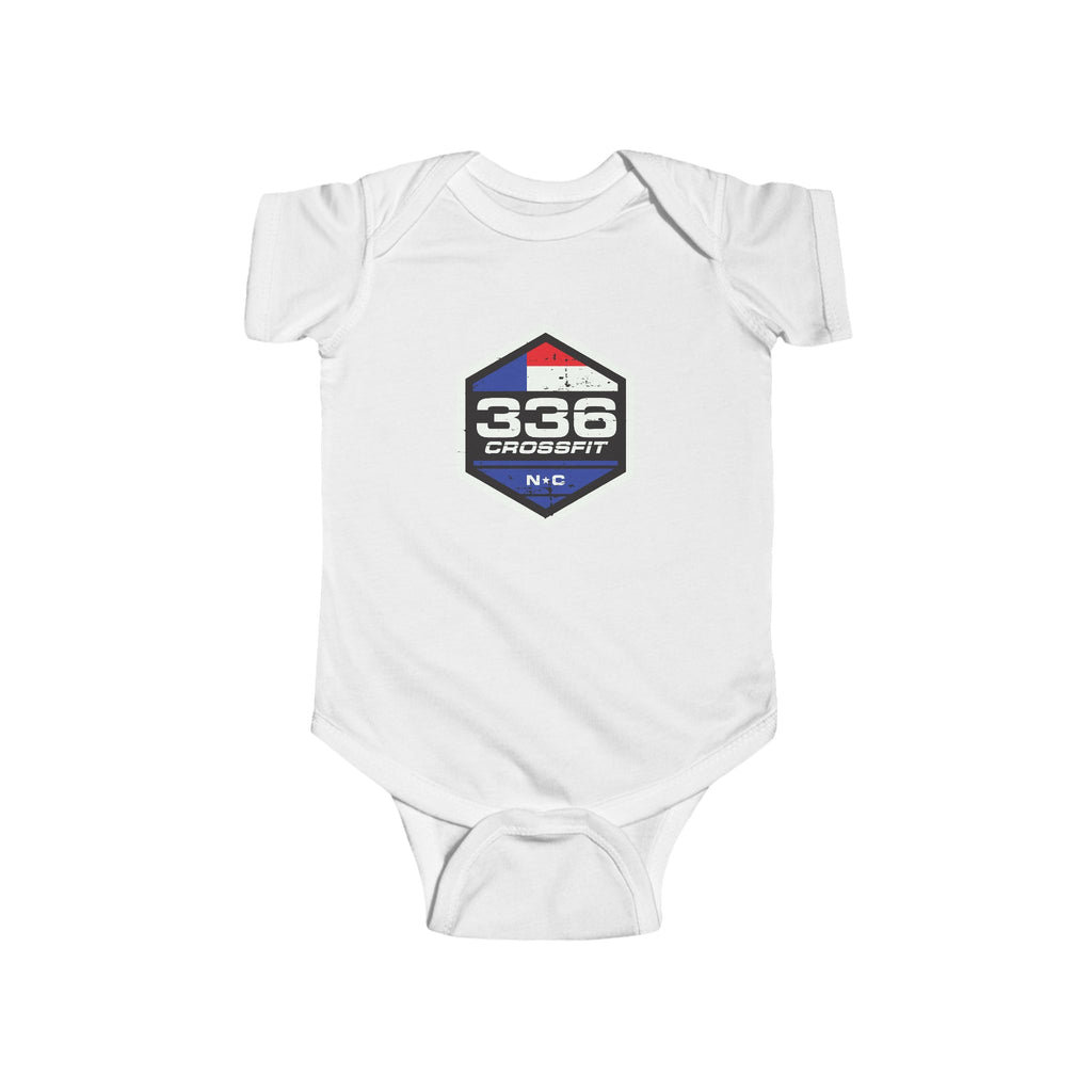 Infant Bodysuit — 336 CrossFit NC Logo Baby Onesie